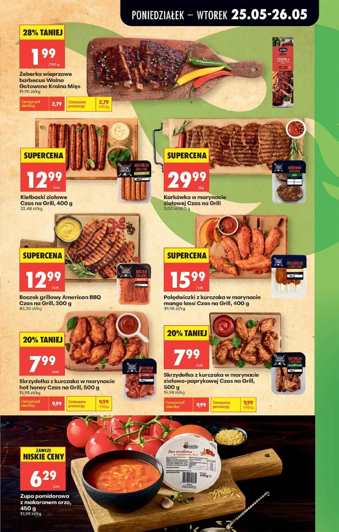 Biedronka gazetka, strona 33 z 92 — Skrzydełka z kurczaka w marynacie hot honey Czas na Grill, Skrzydełka z kurczaka w maryn…