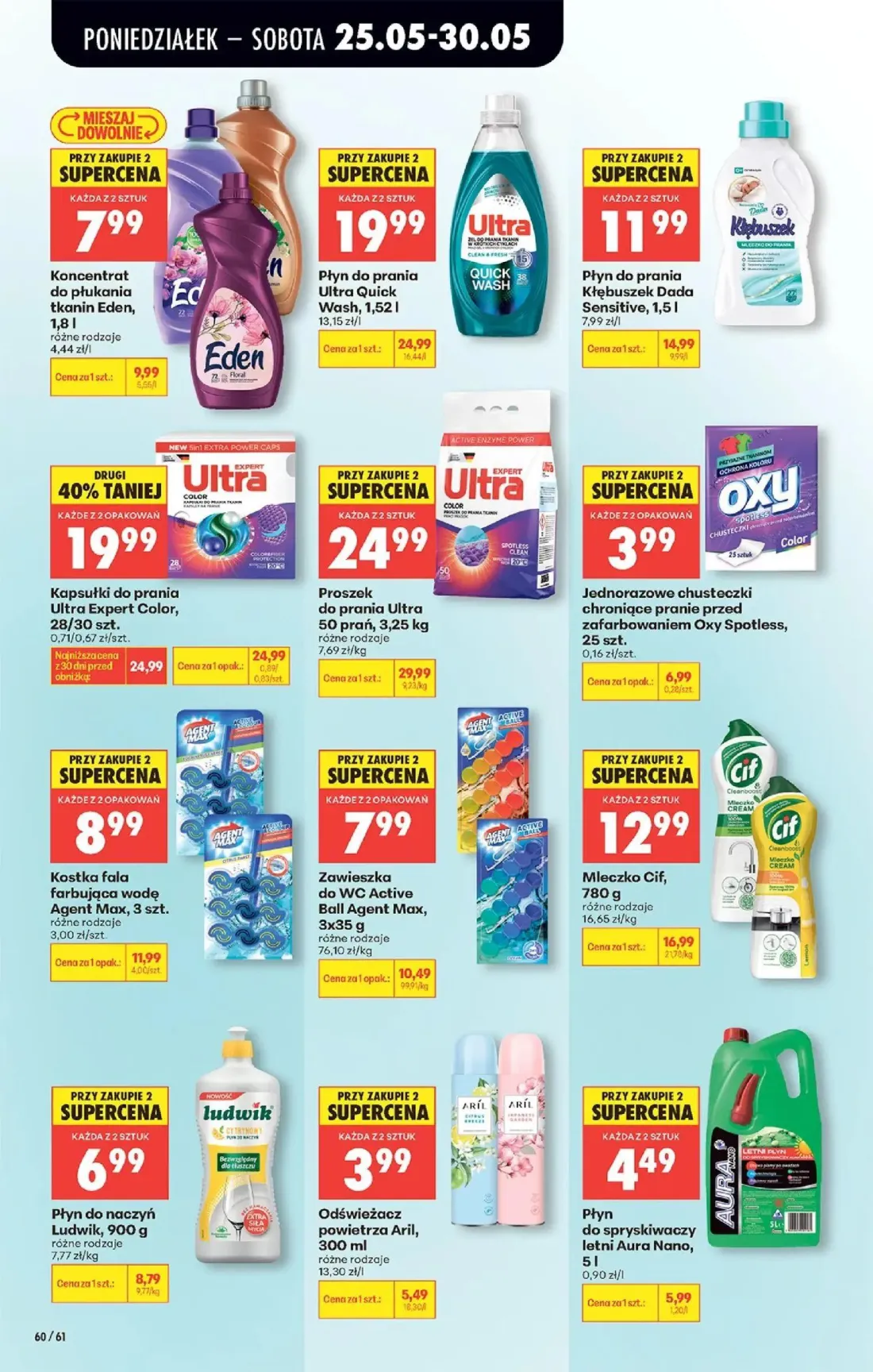 Biedronka gazetka, strona 62 z 92 — Płyn do prania Ultra Quick Wash, Kapsułki do prania Ultra Expert Color, Proszek do prani…