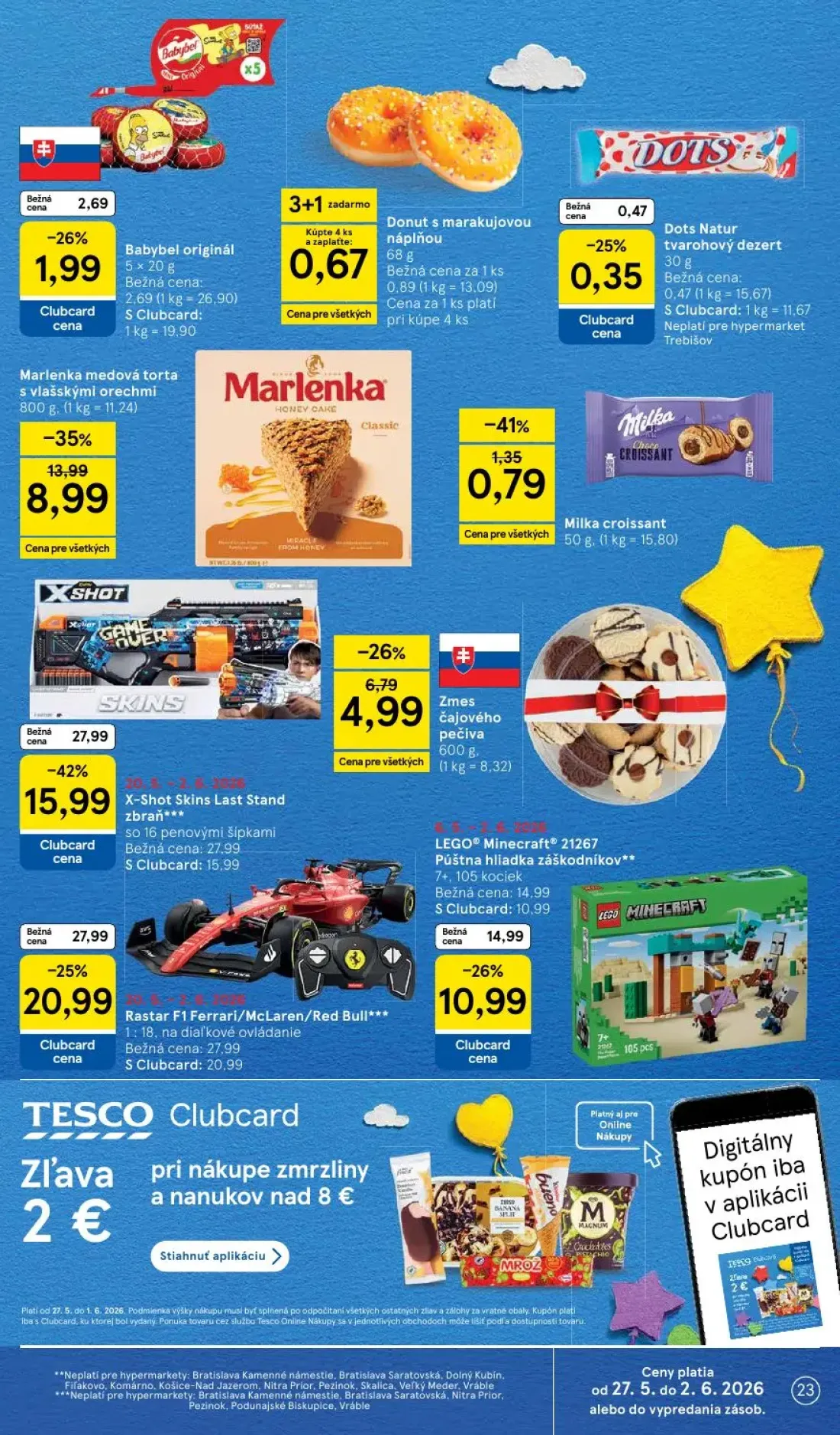 Tesco leták, strana 23 z 45 — Babybel originál