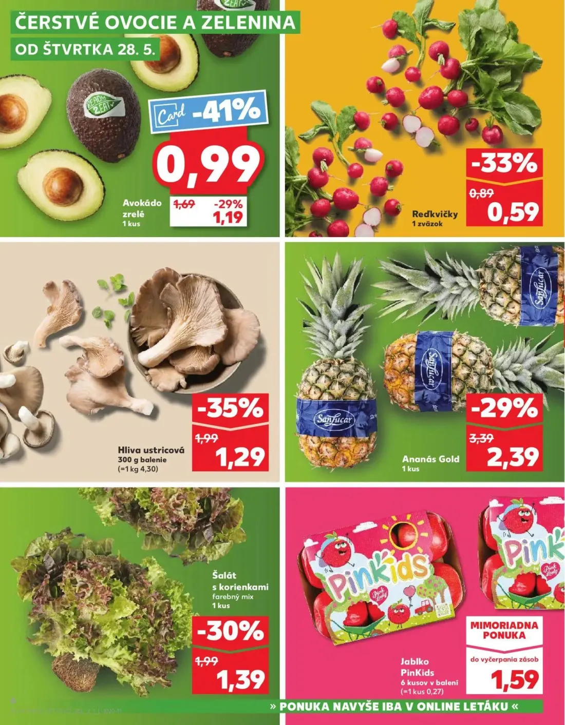 Kaufland leták, strana 6 z 72 — Ananás Gold, Avokádo zrelé