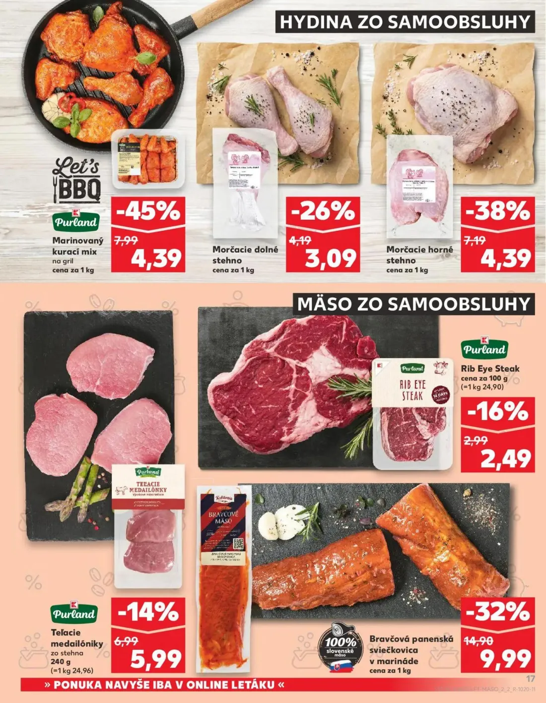 Kaufland leták, strana 17 z 72 — Marinovaný kurací mix na gril