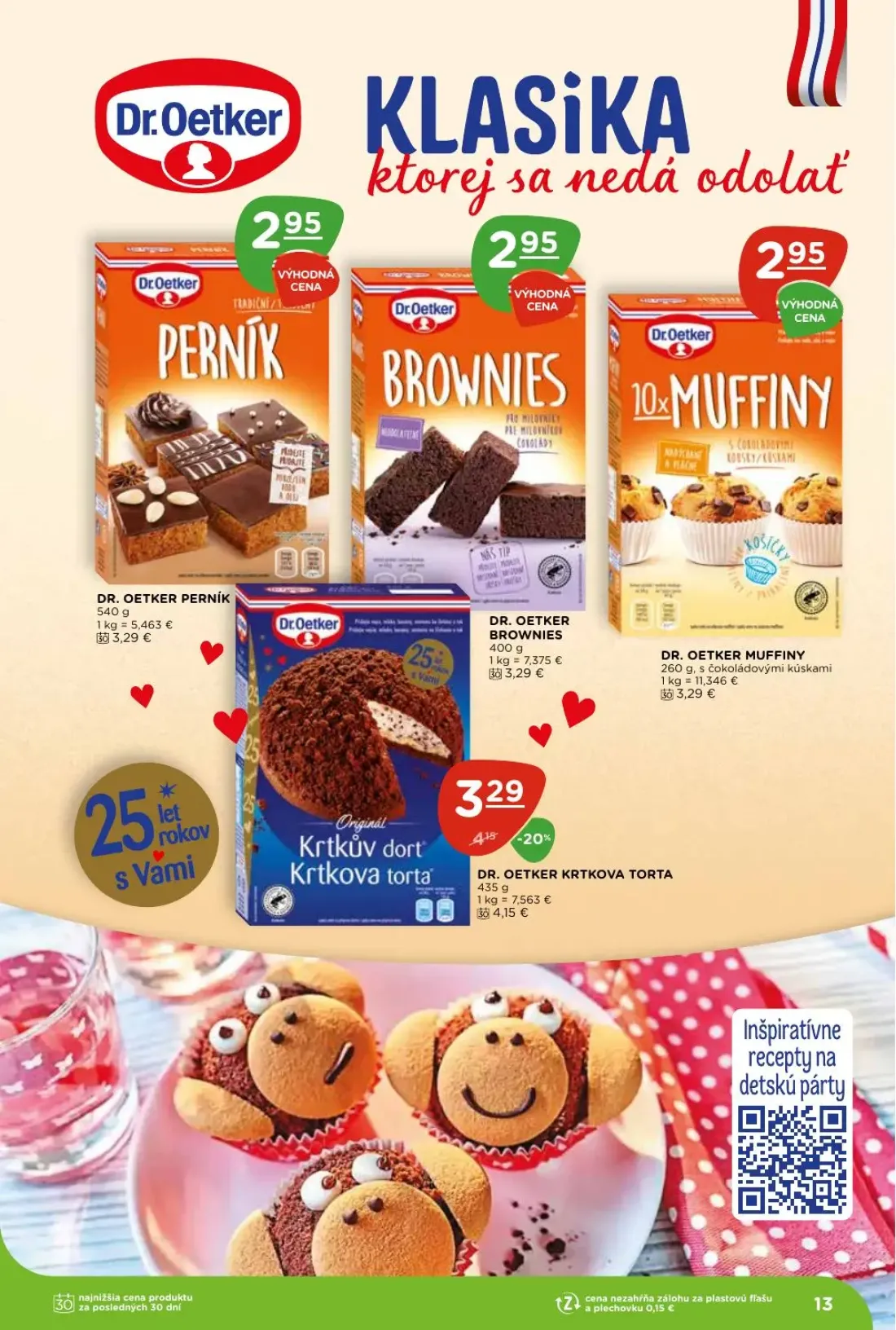 Terno leták, strana 13 z 24 — DR. OETKER KRTKOVA TORTA, DR. OETKER PERNÍK, DR. OETKER BROWNIES