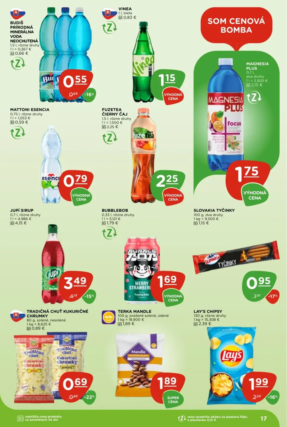 Terno leták, strana 17 z 24 — JUPÍ SIRUP, MAGNESIA PLUS, VINEA