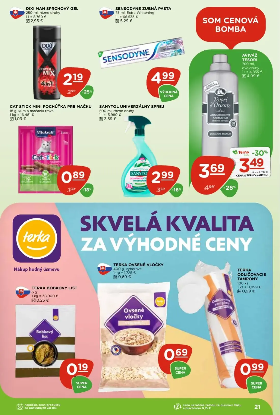 Terno leták, strana 21 z 24 — TERKA OVSENÉ VLOČKY