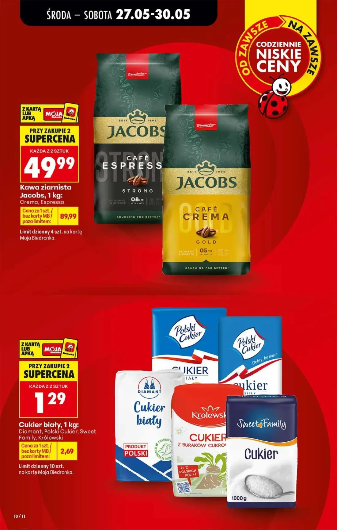 Biedronka gazetka, strona 10 z 72 — Kawa ziarnista Jacobs, Crema, Espresso