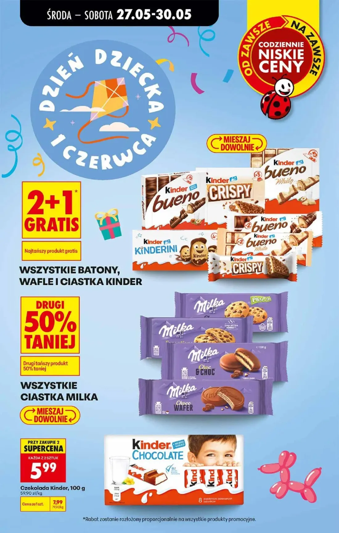 Biedronka gazetka, strona 11 z 72 — Czekolada Kinder
