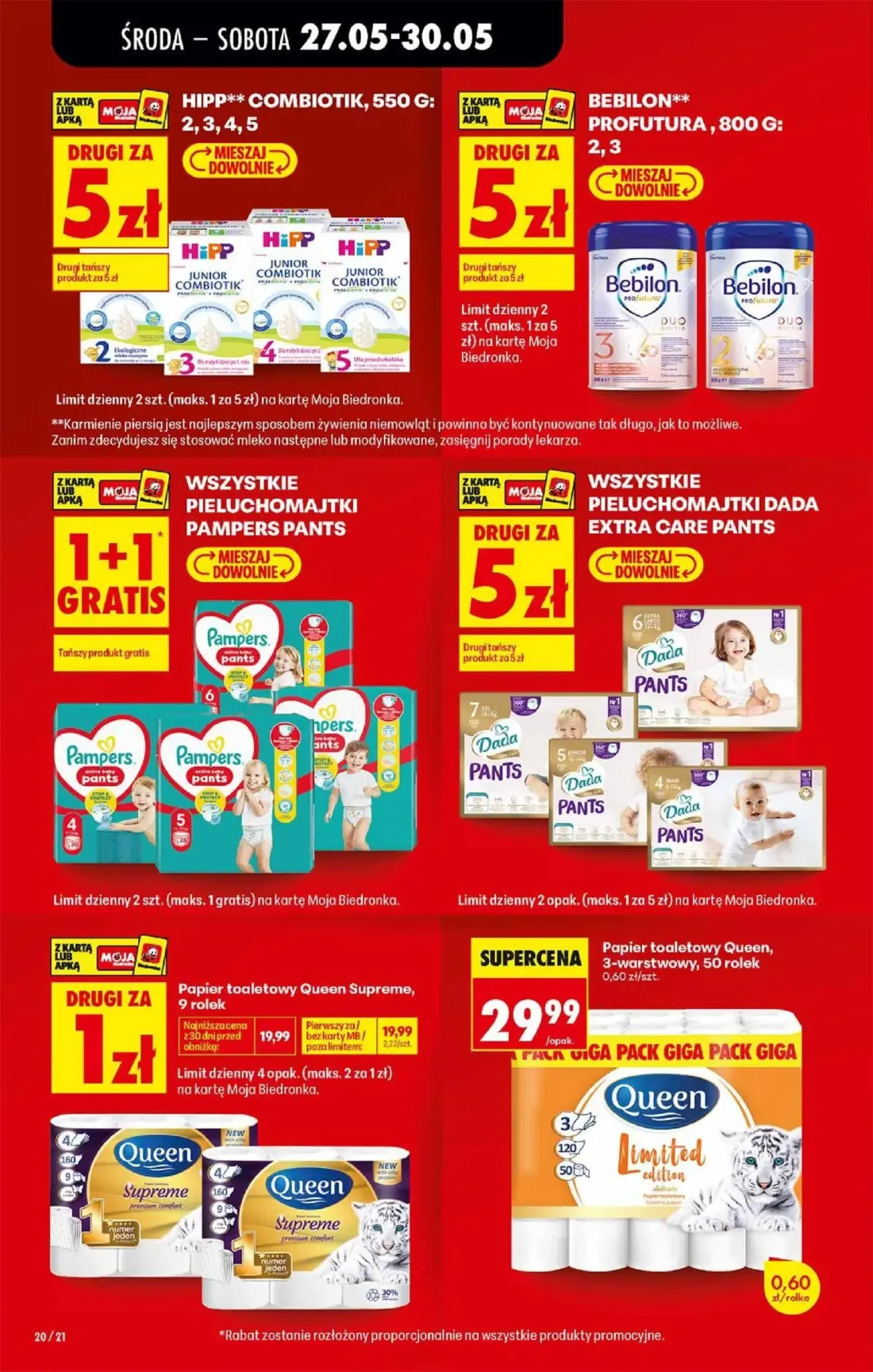Biedronka gazetka, strona 20 z 72 — DADA EXTRA CARE PANTS