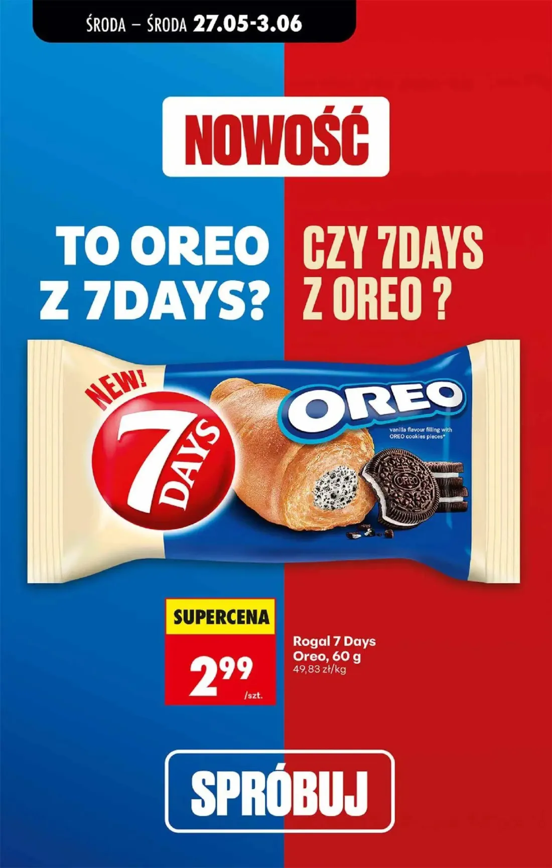 Biedronka gazetka, strona 59 z 72 — Rogal 7 Days Oreo