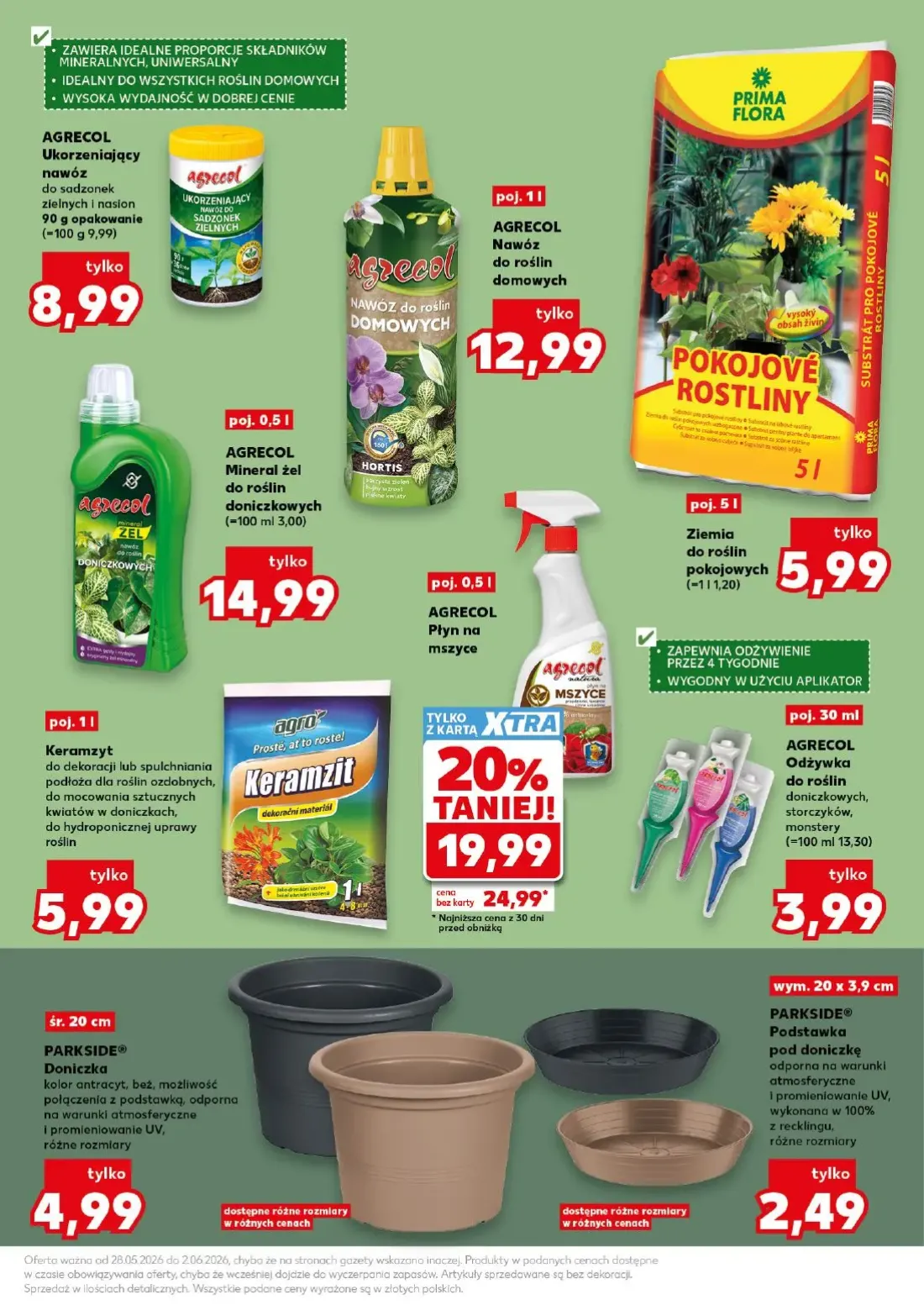Kaufland gazetka, strona 9 z 22 — AGRECOL Ukorzeniający nawóz do sadzonek zielnych i nasion, AGRECOL Nawóz do roślin domowyc…