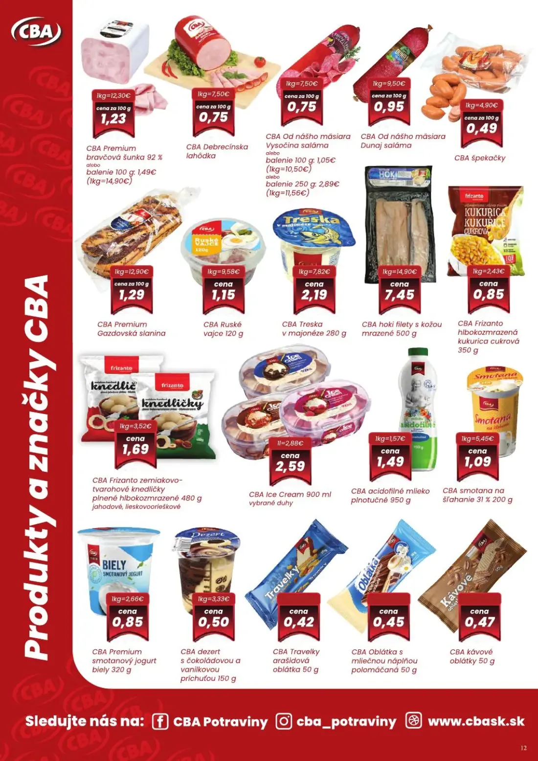 Cba Komfos leták, strana 12 z 24 — CBA Premium bravčová šunka 92%
