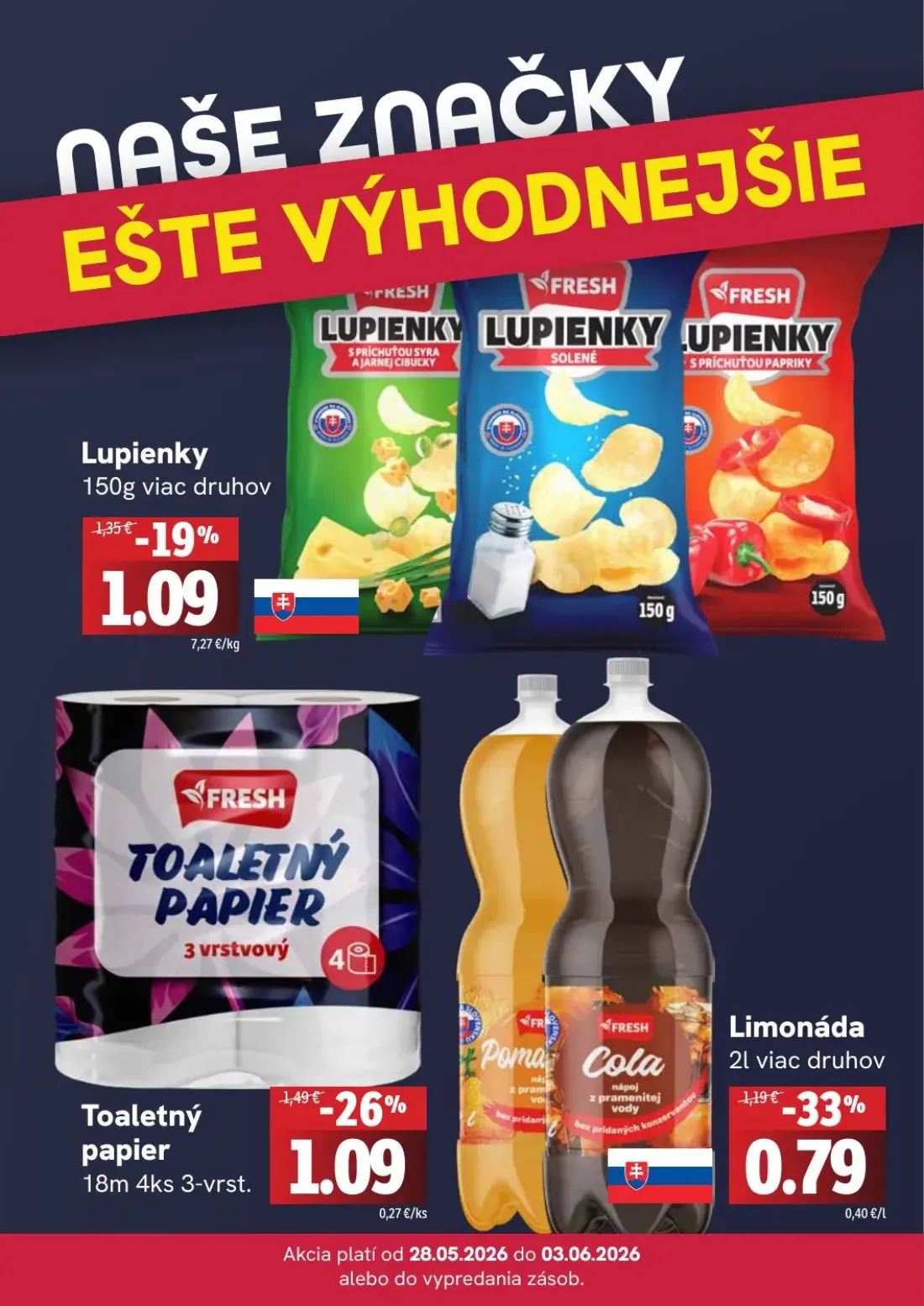 Fresh leták, strana 4 z 4 — Toaletný papier