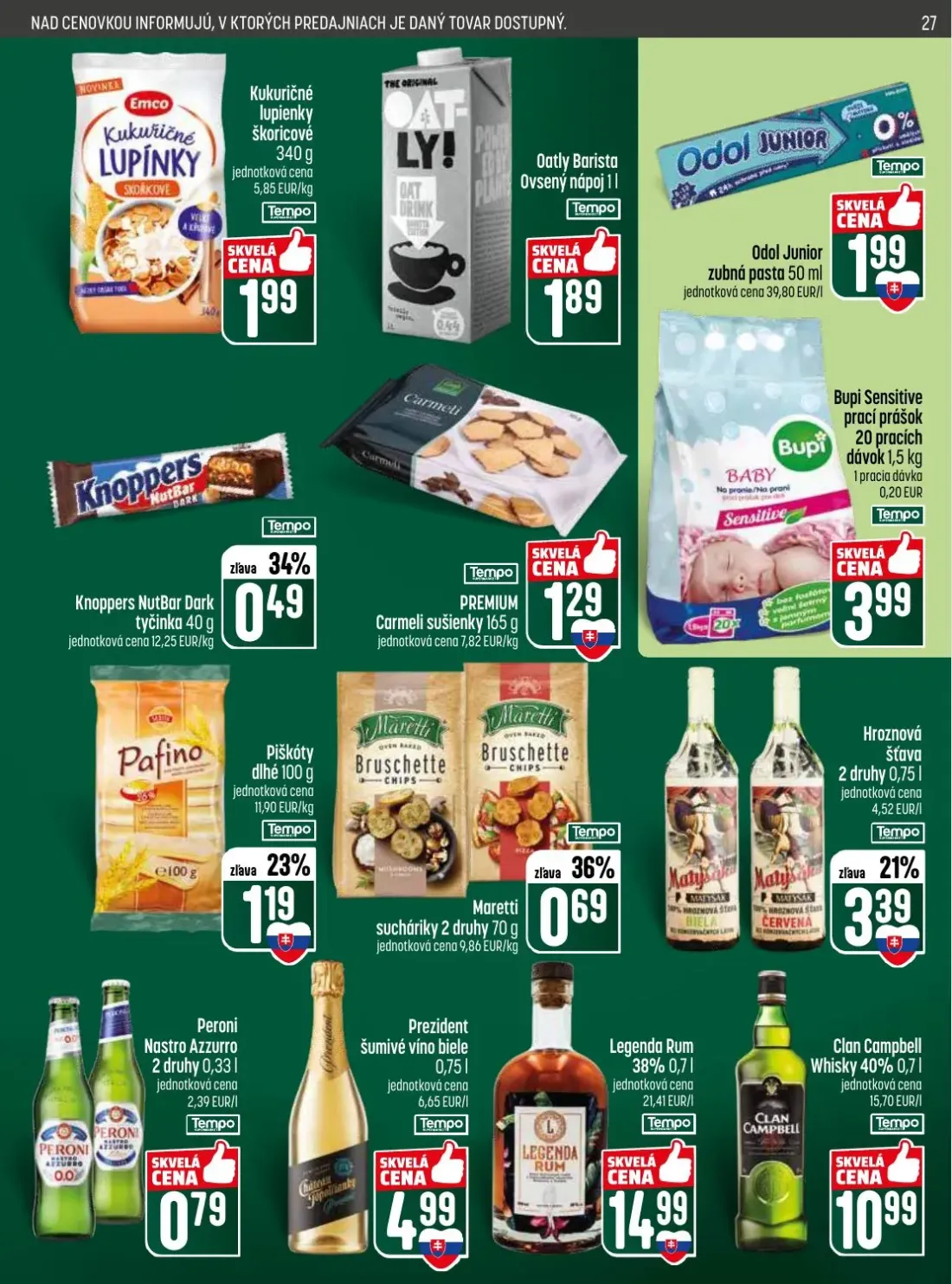 Coop Jednota leták, strana 27 z 28