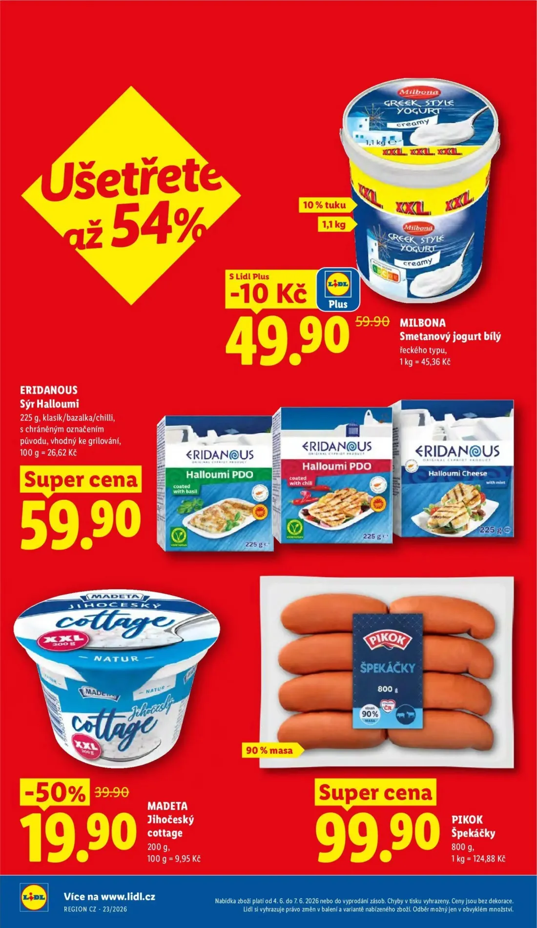 Lidl leták, strana 2 z 51 — ERIDANOUS Sýr Halloumi