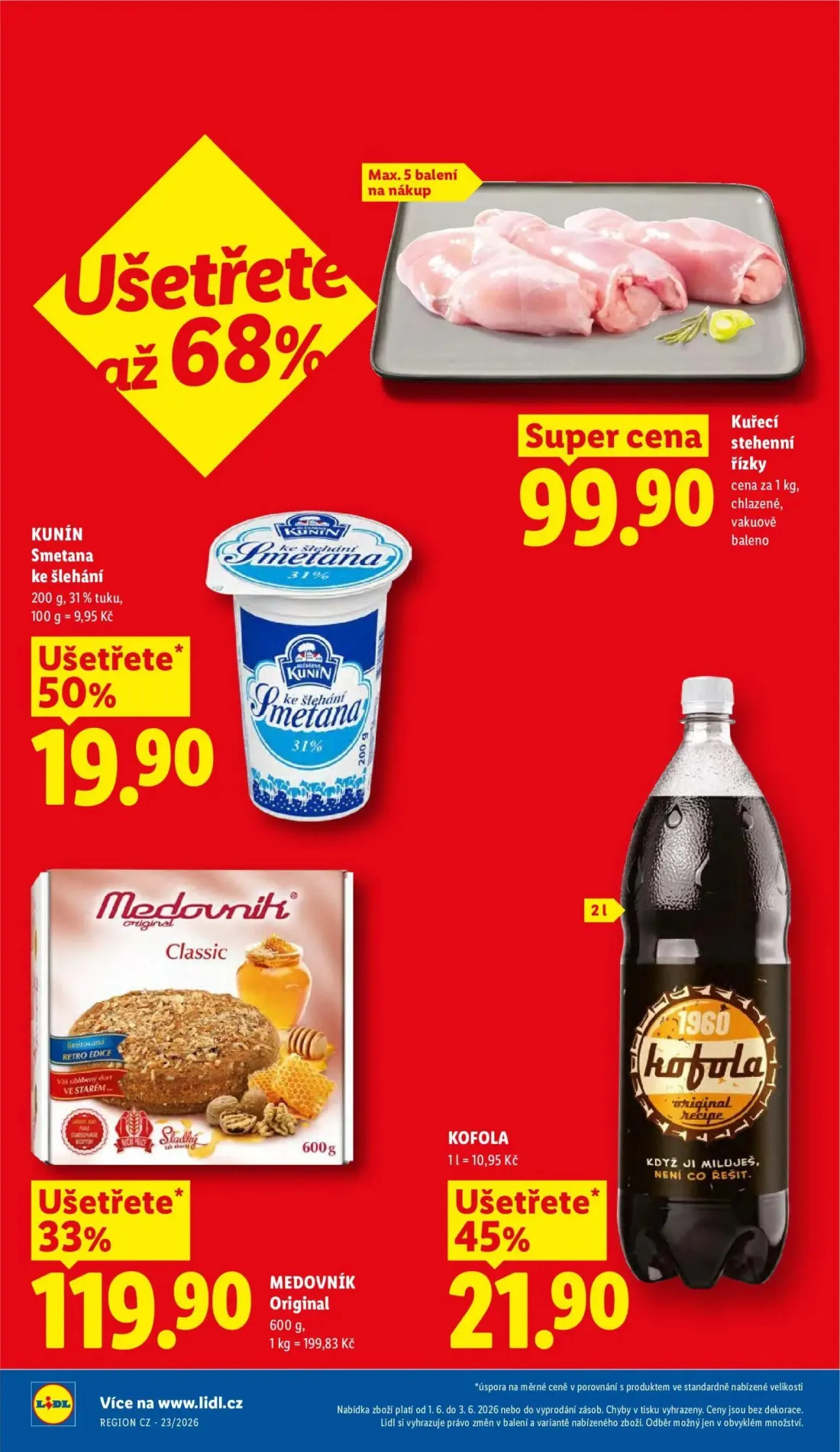 Lidl leták, strana 2 z 53 — Kuřecí stehenní řízky