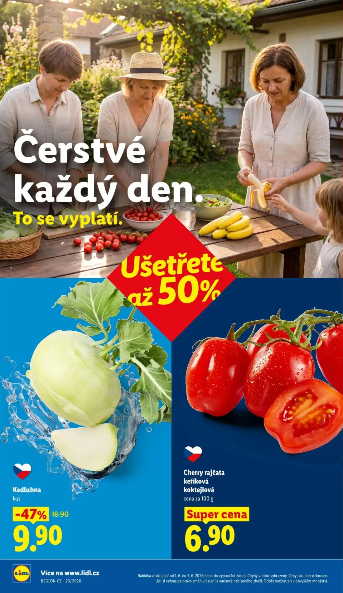 Lidl leták, strana 10 z 53 — Kedlubna, Cherry rajčata keříková koktejlová
