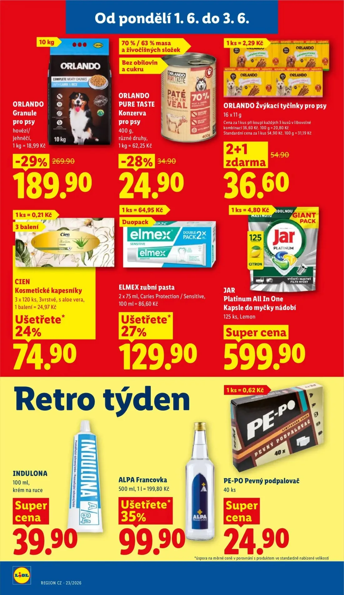 Lidl leták, strana 28 z 53 — JAR Platinum All In One Kapsle do myčky nádobí