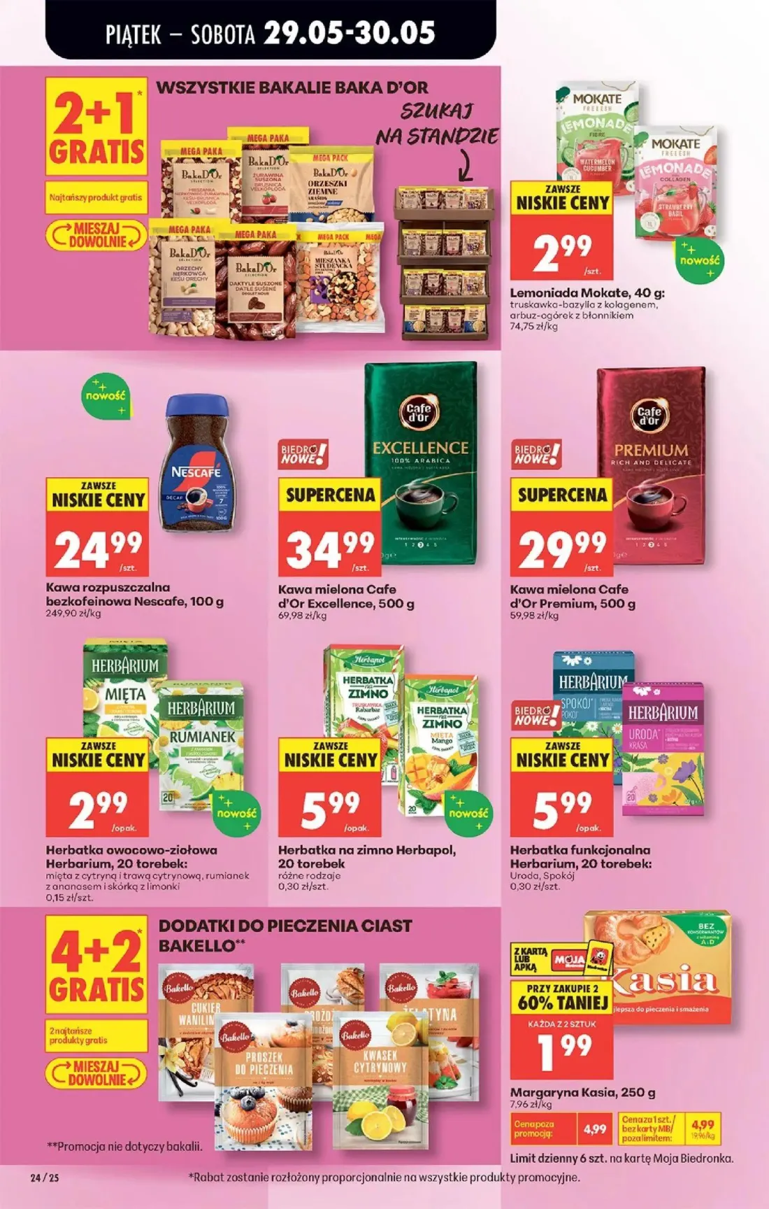 Biedronka gazetka, strona 30 z 40 — Kawa mielona Cafe d'Or Excellence, Kawa mielona Cafe d'Or Premium