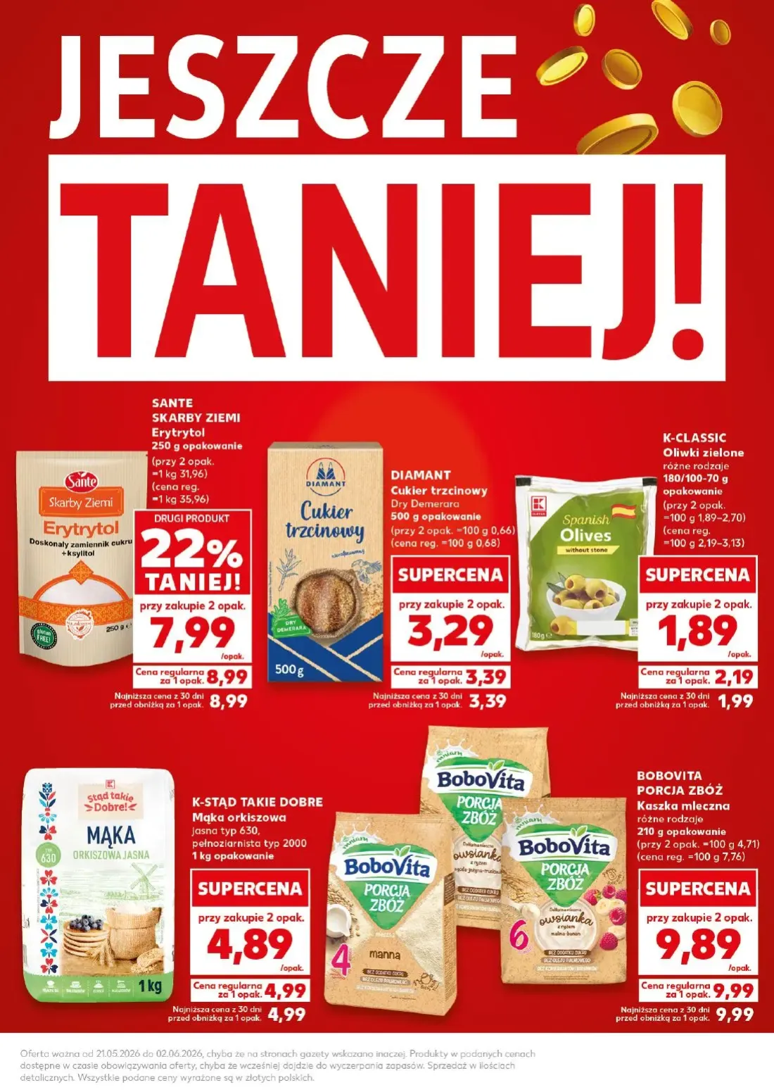 Kaufland gazetka, strona 7 z 10 — DIAMANT Cukier trzcinowy Dry Demerara, K-STĄD TAKIE DOBRE Mąka orkiszowa, BOBOVITA PORCJA …