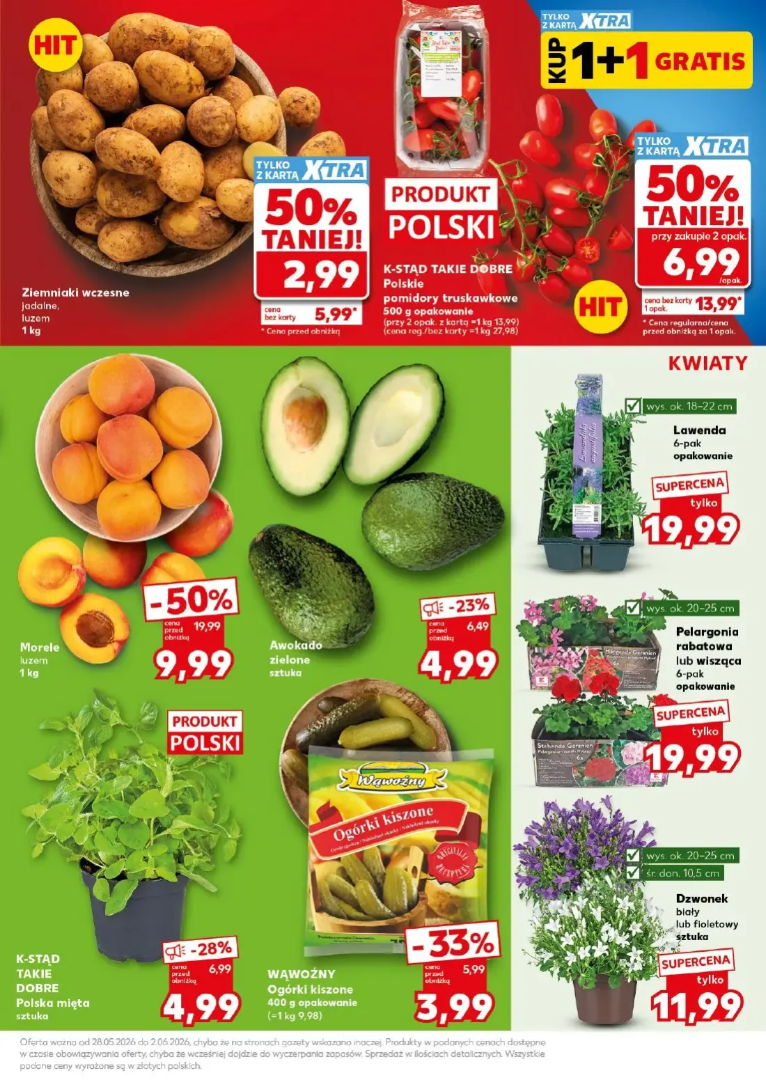 Kaufland gazetka, strona 5 z 24 — Morele, pomidory truskawkowe, Awokado zielone