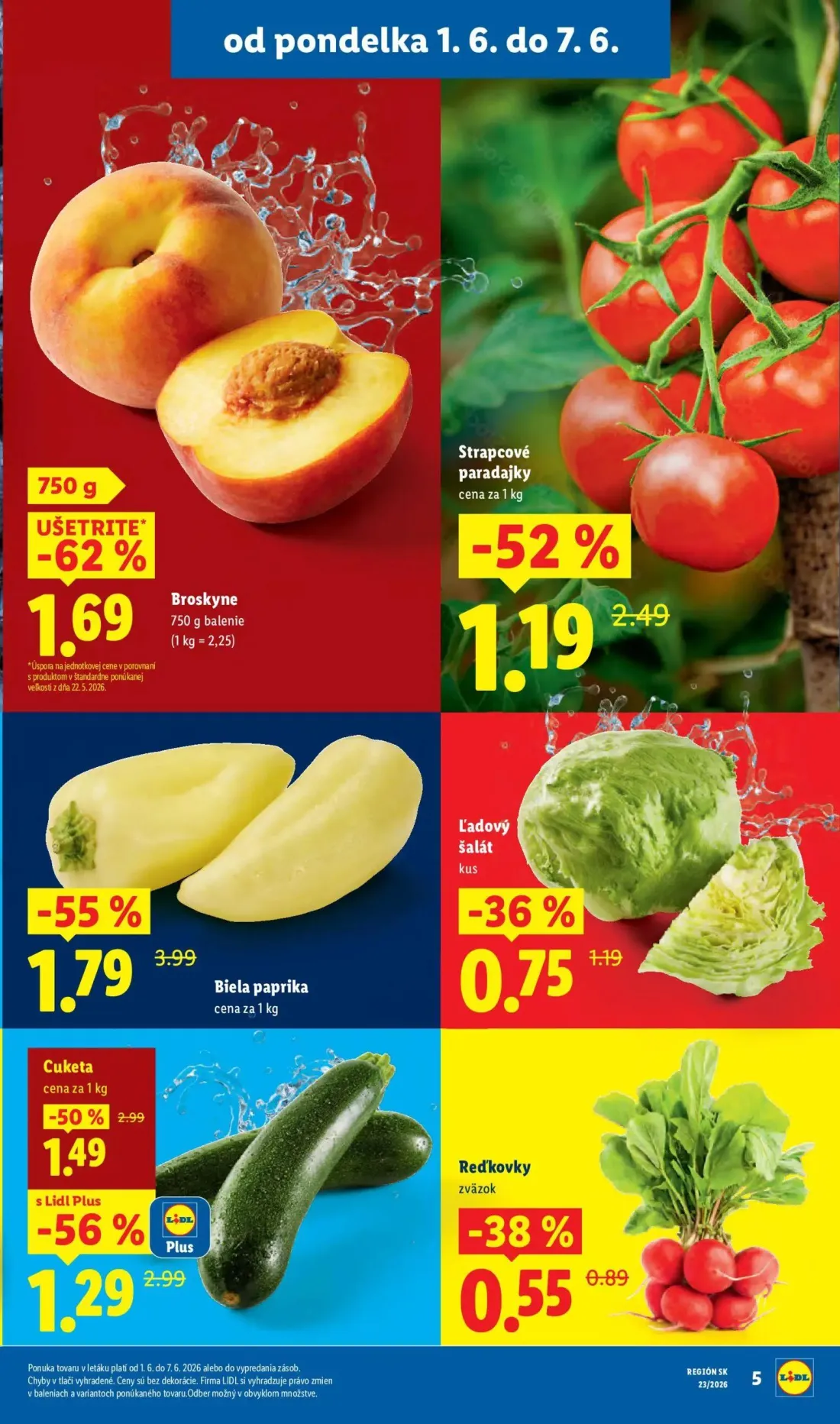 Lidl leták, strana 11 z 97 — Biela paprika, Cuketa