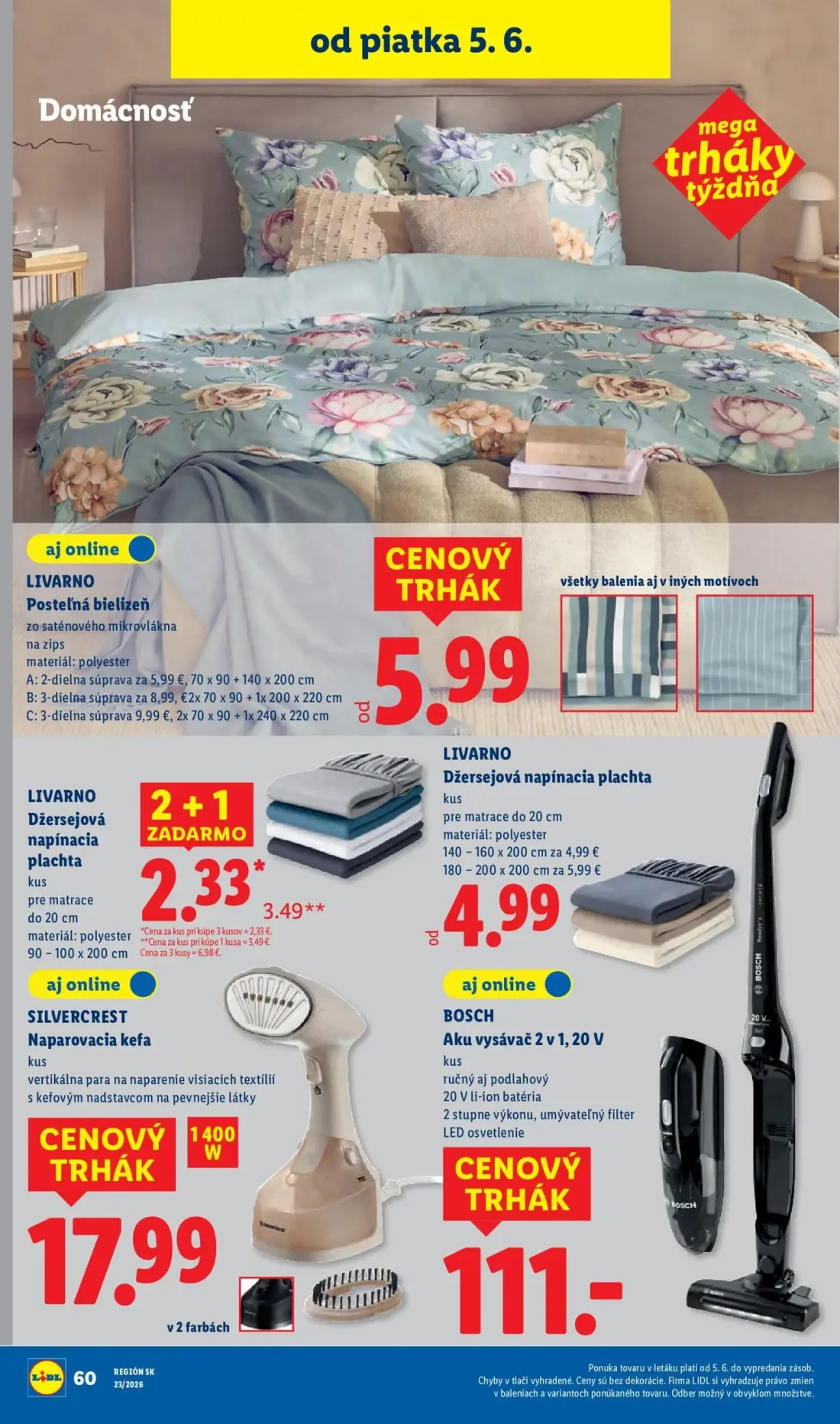 Lidl leták, strana 90 z 97 — Džersejová napínacia plachta