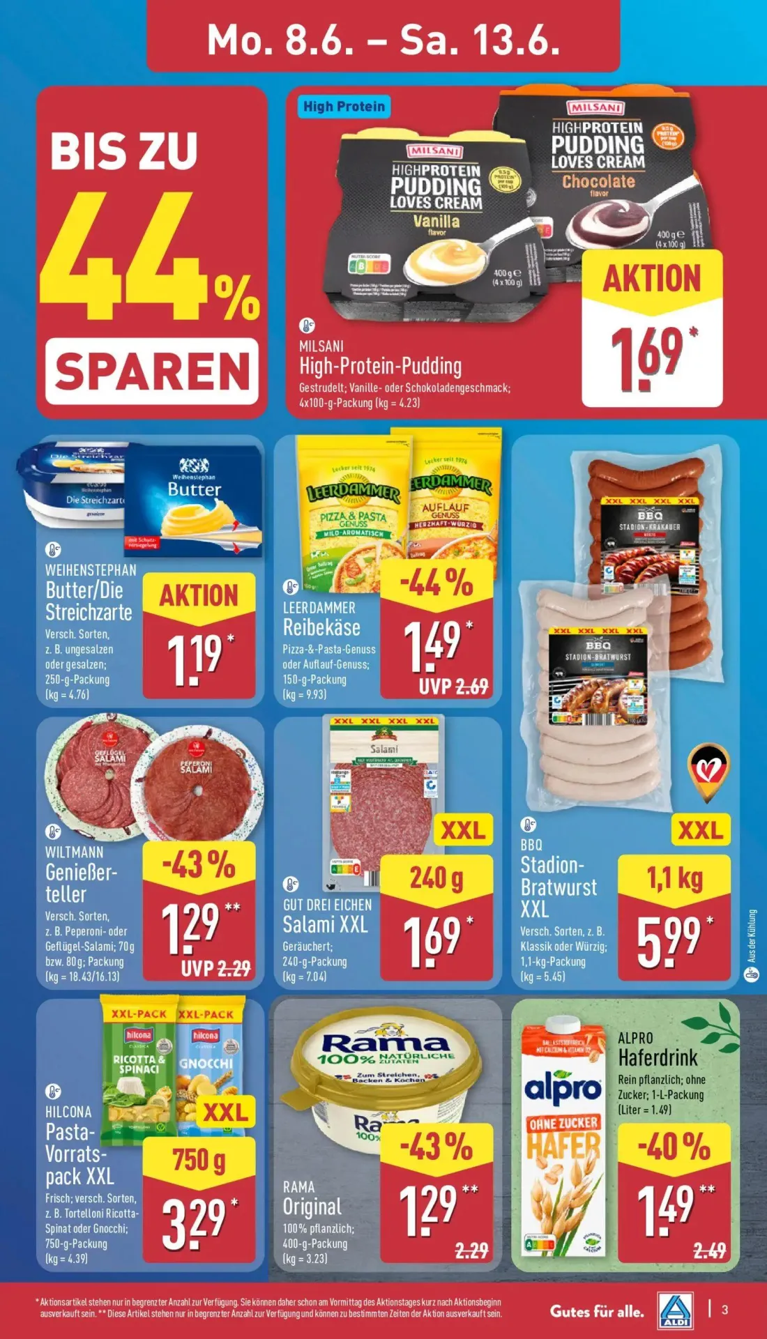 Aldi Nord Prospekt, Seite 7 von 39 — BBQ Stadion-Bratwurst XXL