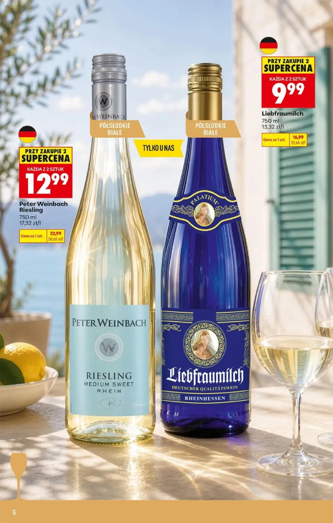 Biedronka gazetka, strona 6 z 36 — Peter Weinbach Riesling, Liebfraumilch