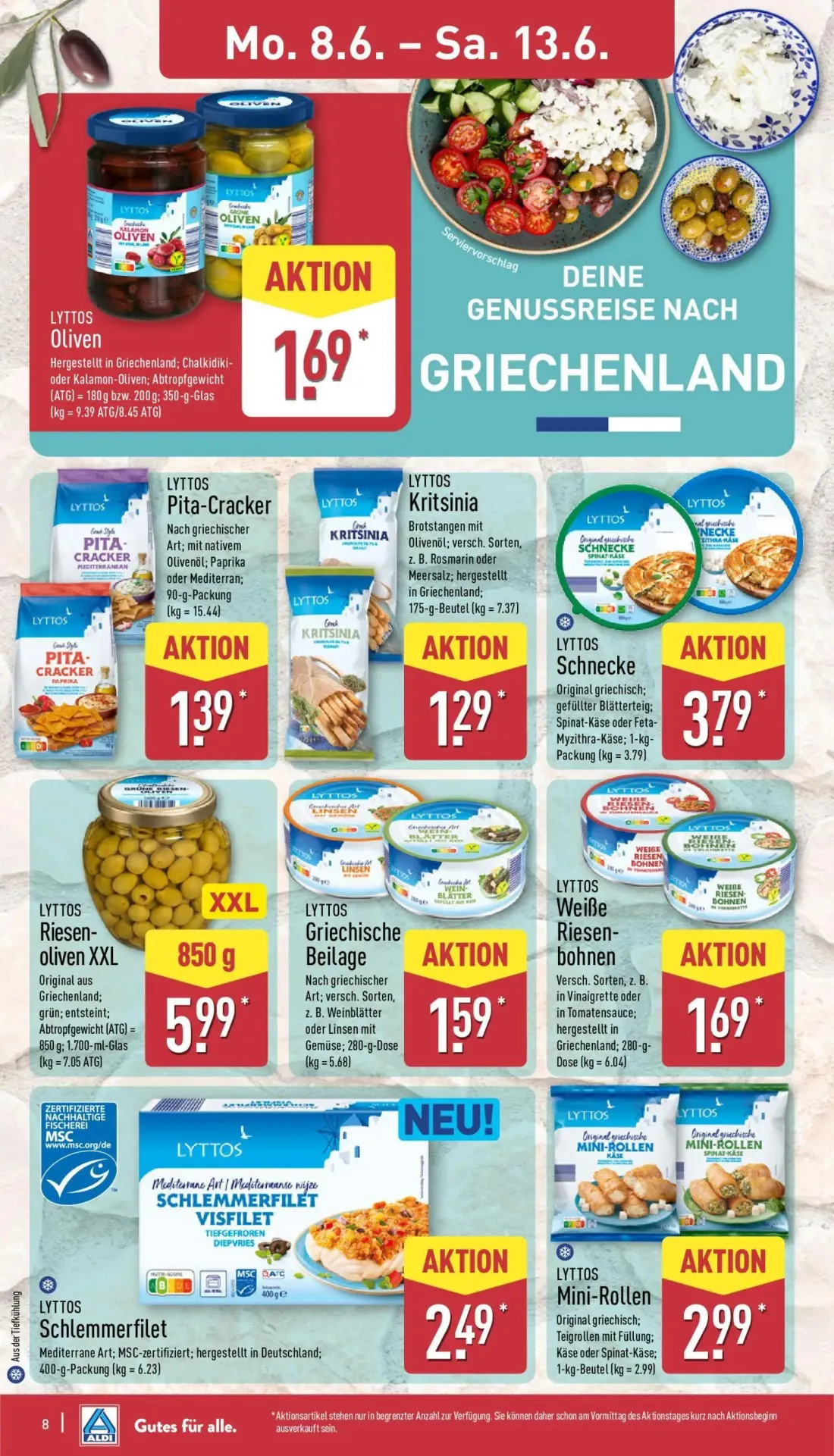 Aldi Nord Prospekt, Seite 12 von 39 — Oliven, Riesenoliven XXL