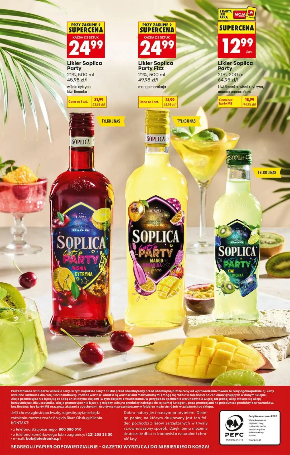 Biedronka gazetka, strona 36 z 36 — Likier Soplica Party, Likier Soplica Party Fizz, Likier Soplica Party