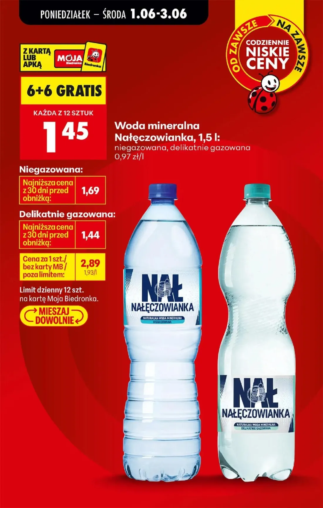 Biedronka gazetka, strona 13 z 95 — Woda mineralna Nałęczowianka