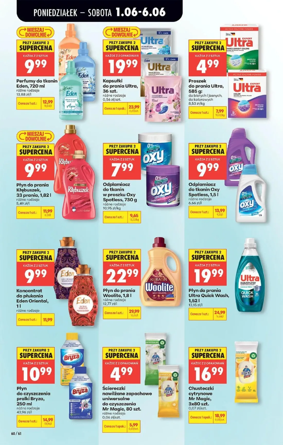 Biedronka gazetka, strona 86 z 95 — Płyn do prania Woolite, Płyn do prania Ultra Quick Wash, Kapsułki do prania Ultra