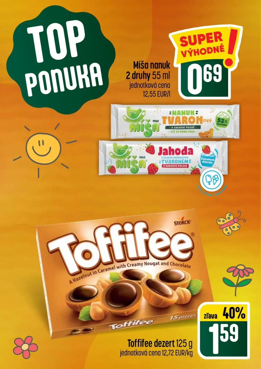 Coop Tempo leták, strana 3 z 60 — Míša nanuk, Toffifee dezert