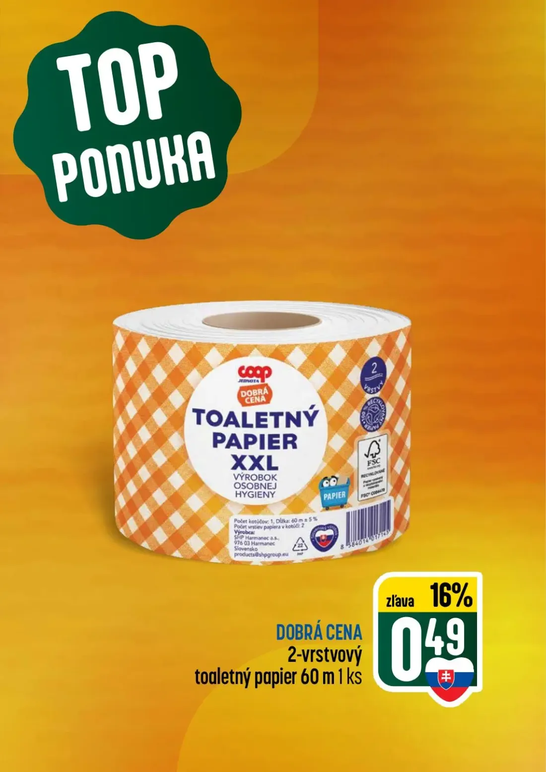 Coop Tempo leták, strana 5 z 60 — TOALETNÝ PAPIER