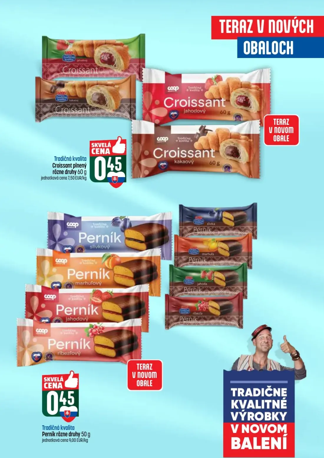 Coop Tempo leták, strana 9 z 60 — Croissant plnený rôzne druhy