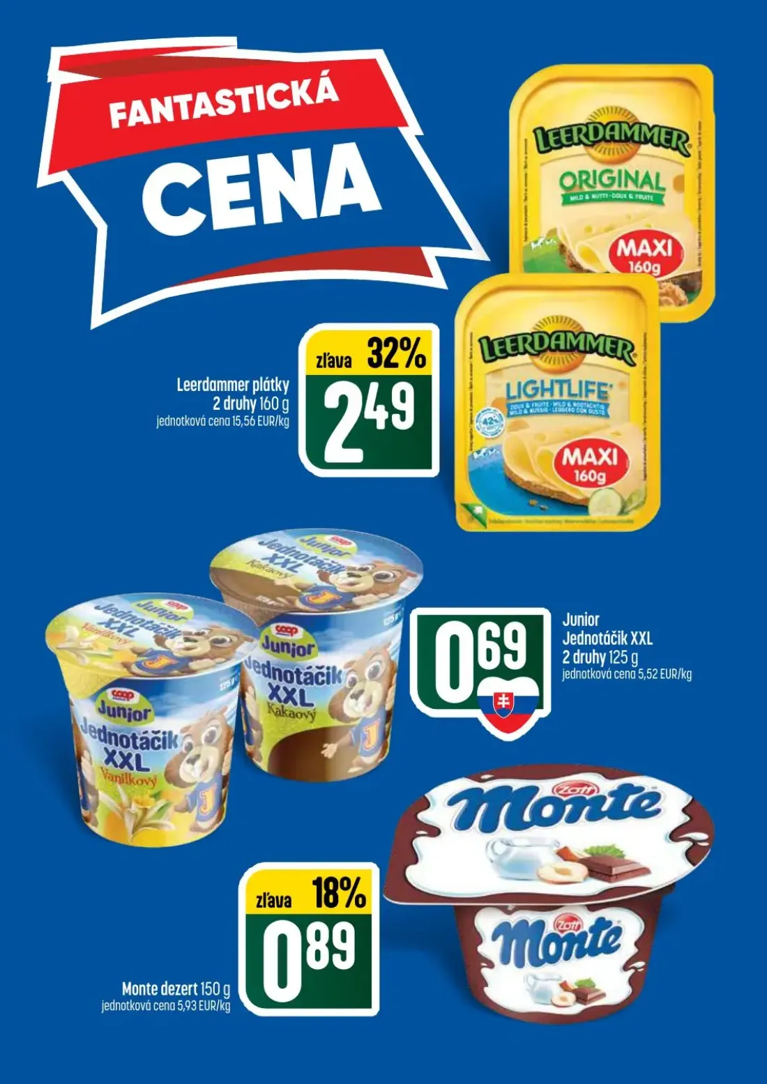 Coop Tempo leták, strana 18 z 60 — Leerdammer plátky