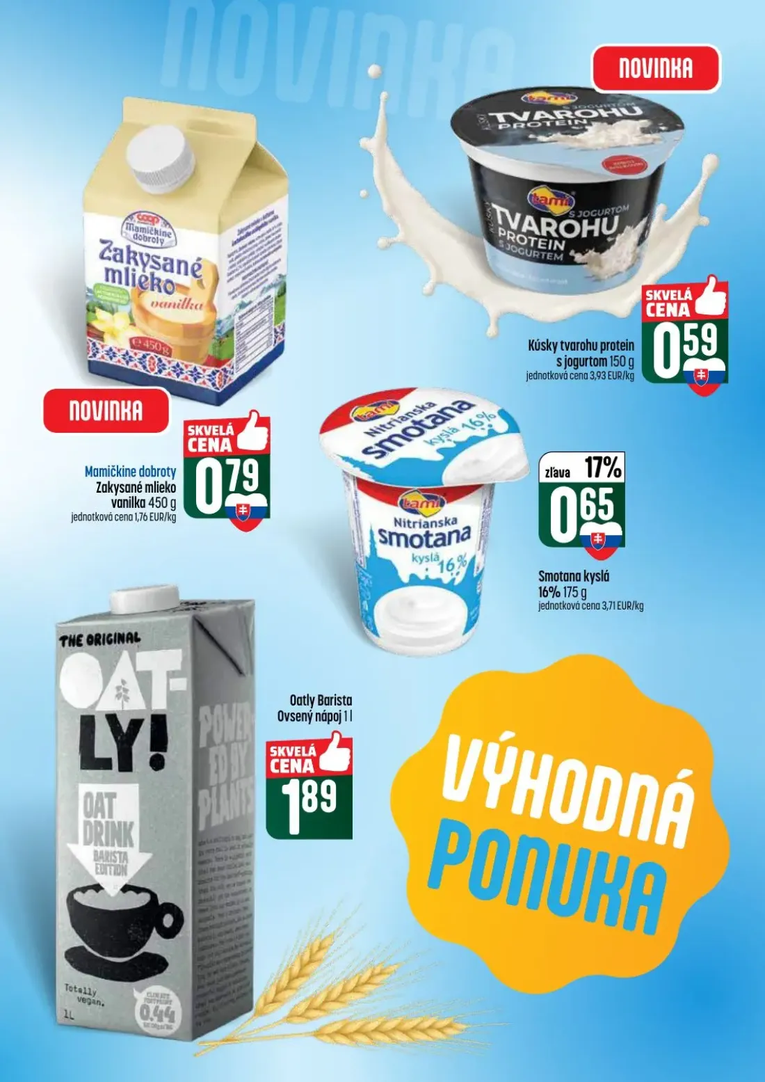 Coop Tempo leták, strana 27 z 60 — Mamičkine dobroty Zakysané mlieko vanilka, Kúsky tvarohu protein s jogurtom, Smotana kysl…
