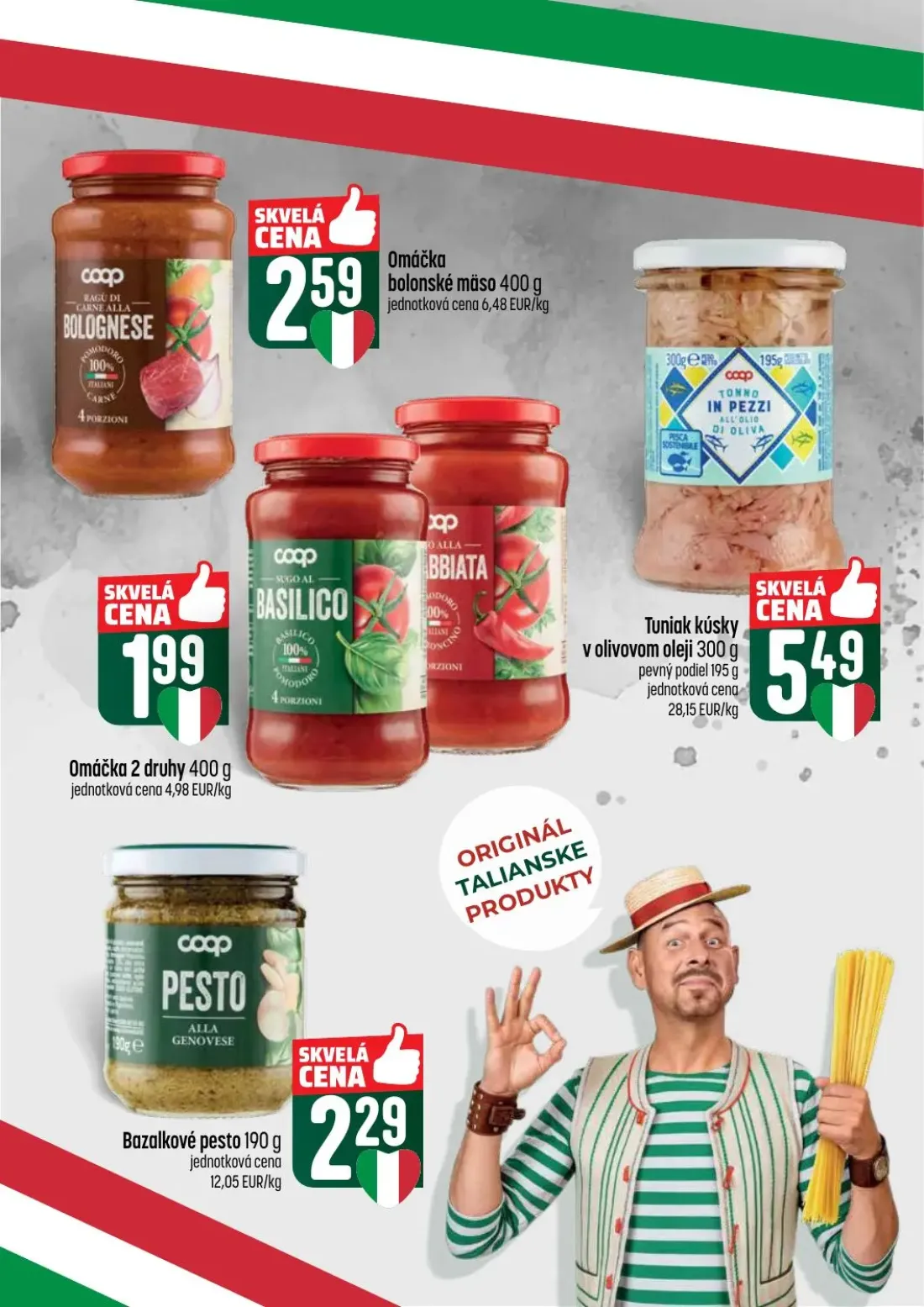 Coop Tempo leták, strana 35 z 60 — Omáčka bolonské mäso, Omáčka 2 druhy