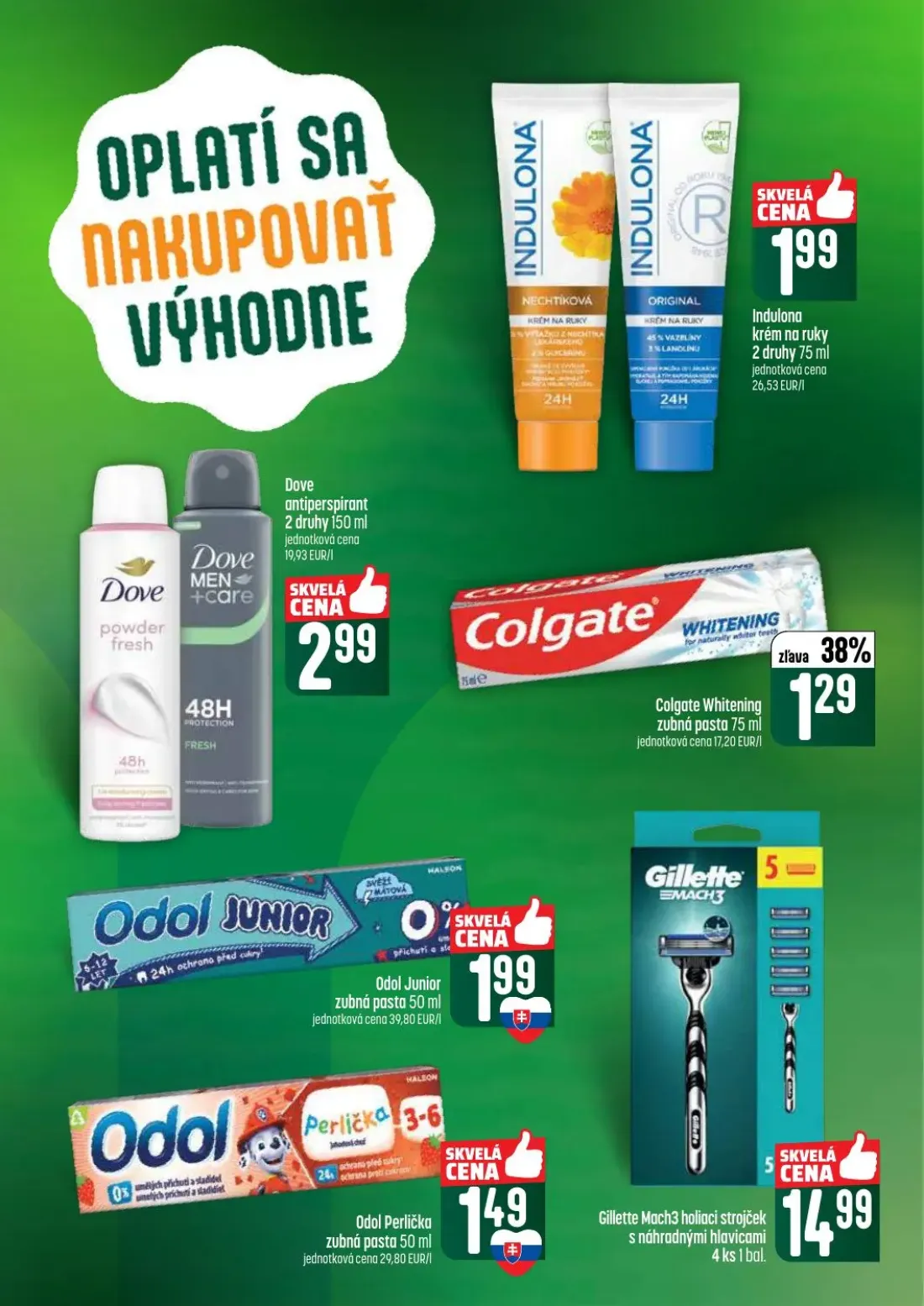 Coop Tempo leták, strana 57 z 60 — Odol Junior zubná pasta, Odol Perlička zubná pasta