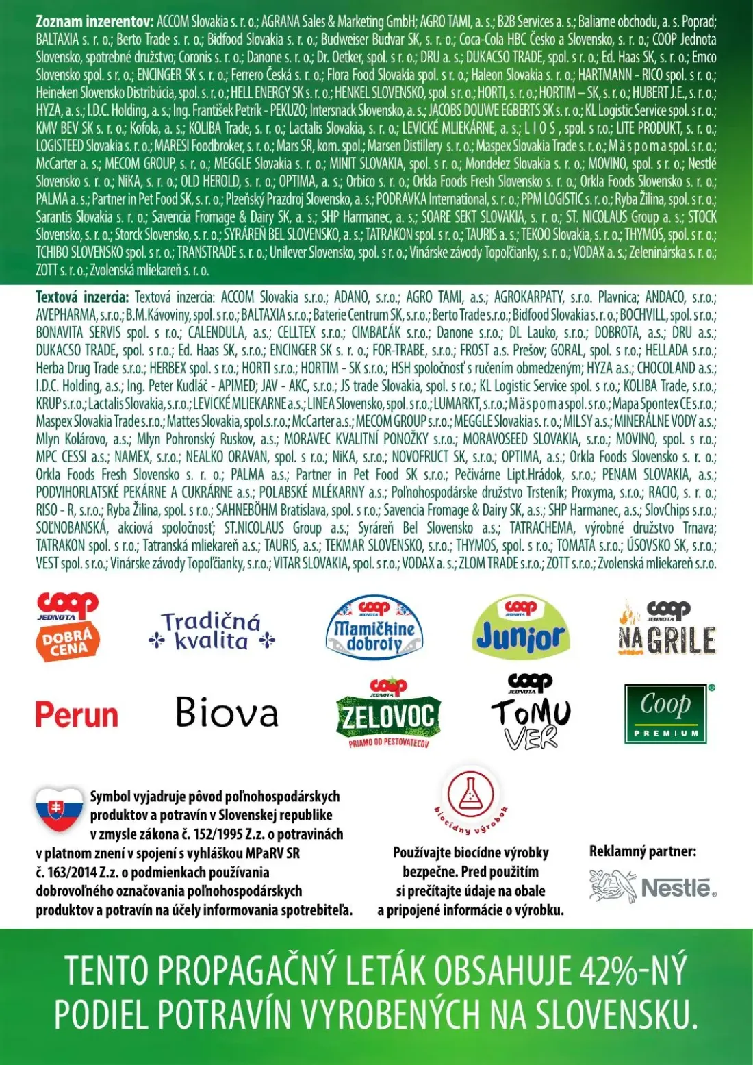 Coop Tempo leták, strana 60 z 60