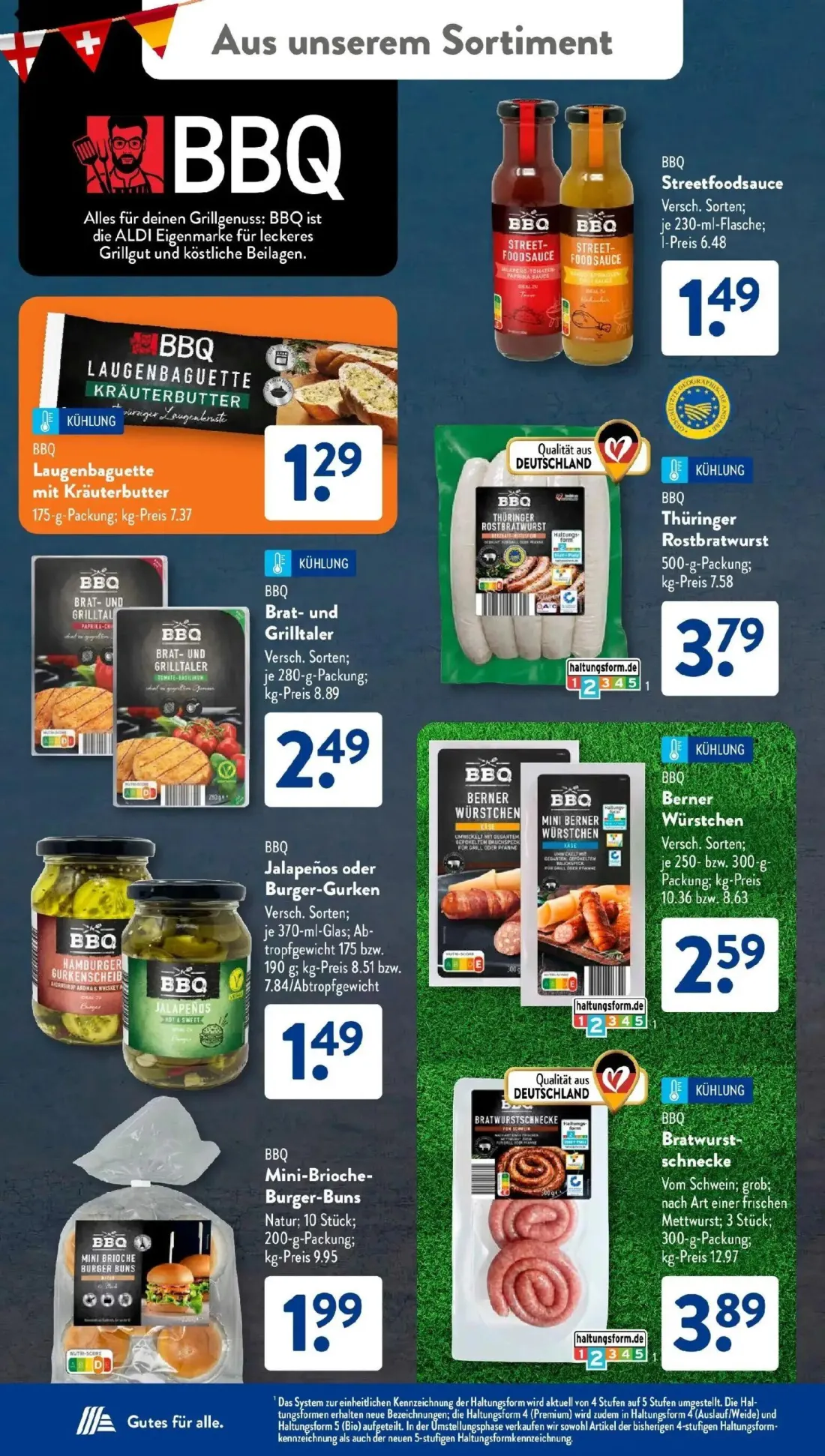 Aldi Süd Prospekt, Seite 26 von 32 — Thüringer Rostbratwurst, Brat- und Grilltaler, Jalapeños oder Burger-Gurken