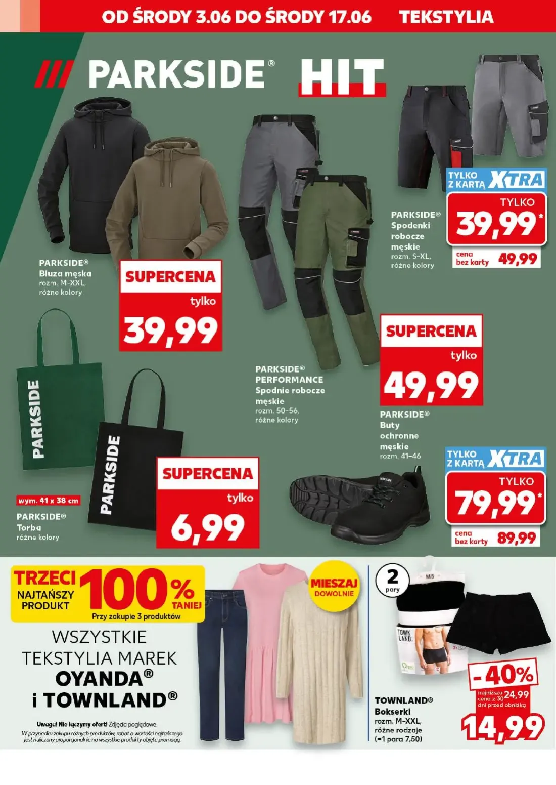 Kaufland gazetka, strona 10 z 18 — PARKSIDE® Spodenki robocze męskie, PARKSIDE® Buty ochronne męskie, PARKSIDE® Bluza męska
