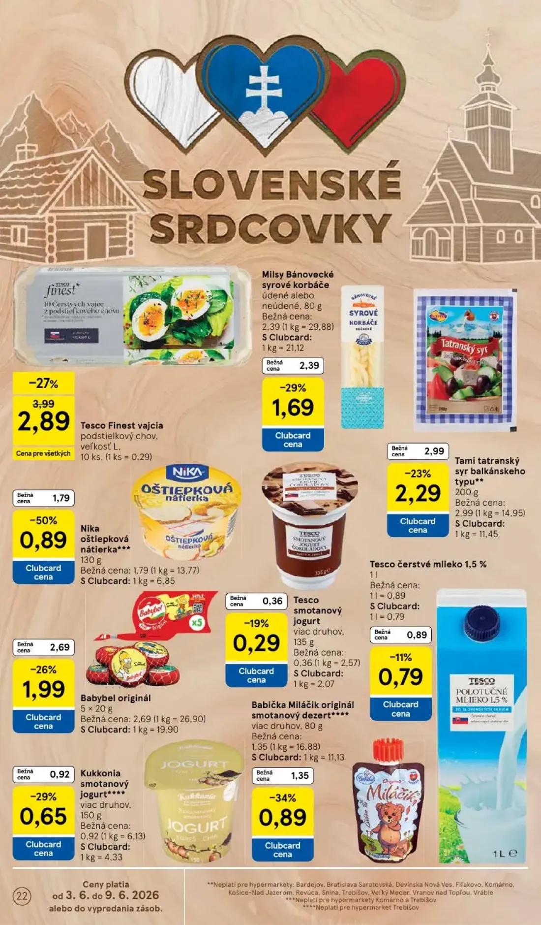 Tesco leták, strana 22 z 52 — Tesco čerstvé mlieko 1,5%
