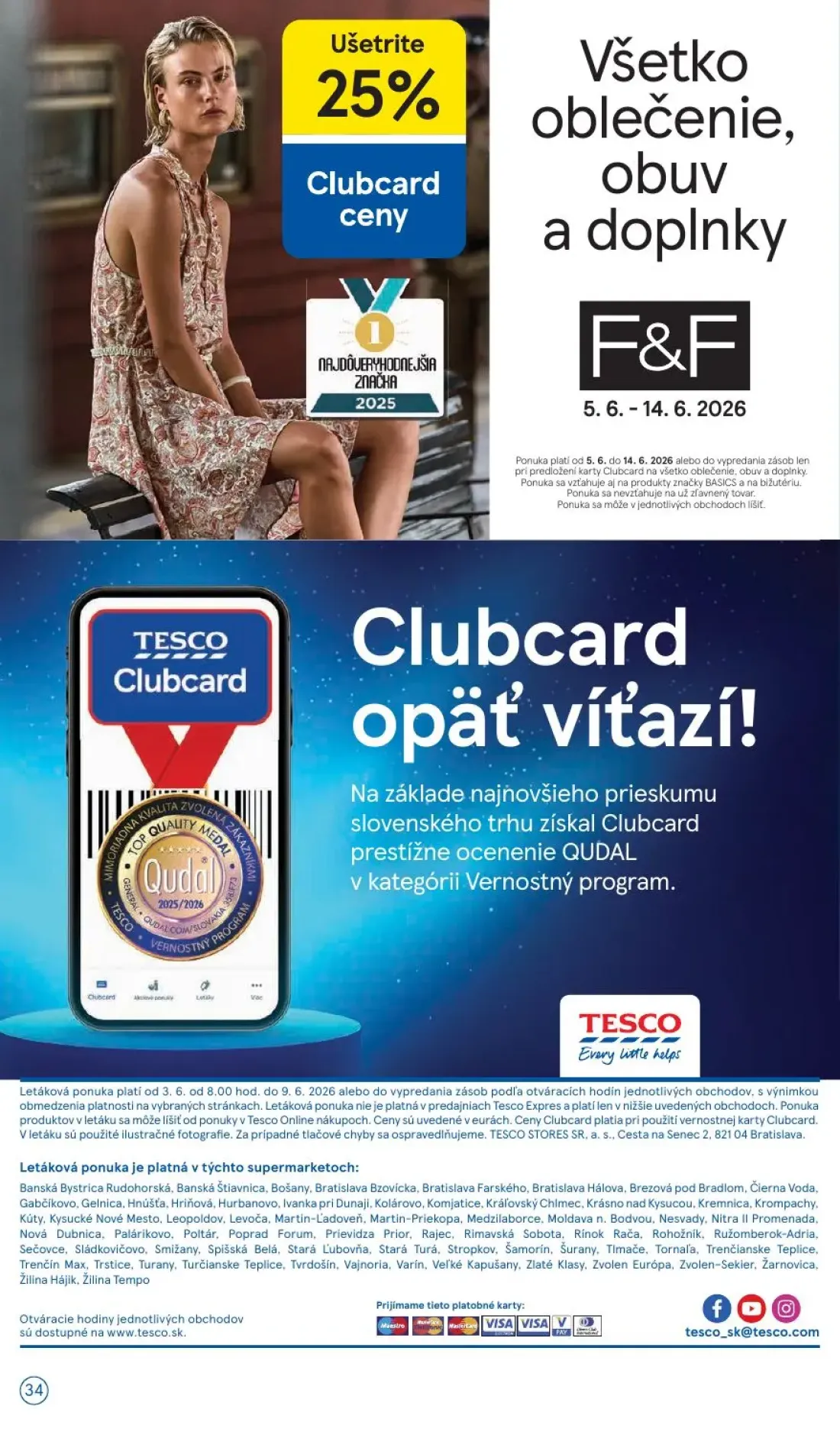 Tesco Supermarket leták, strana 34 z 35