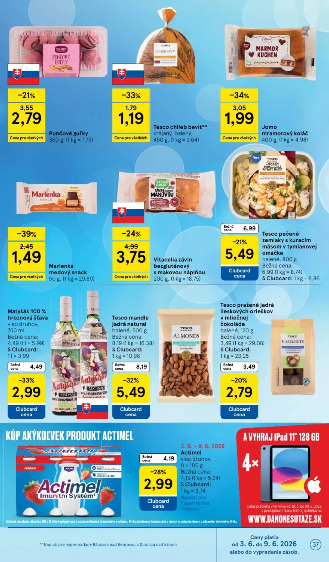 Tesco leták, strana 37 z 52 — Actimel