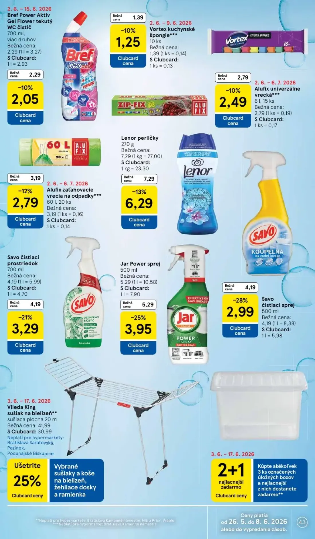 Tesco leták, strana 43 z 52 — Lenor perličky