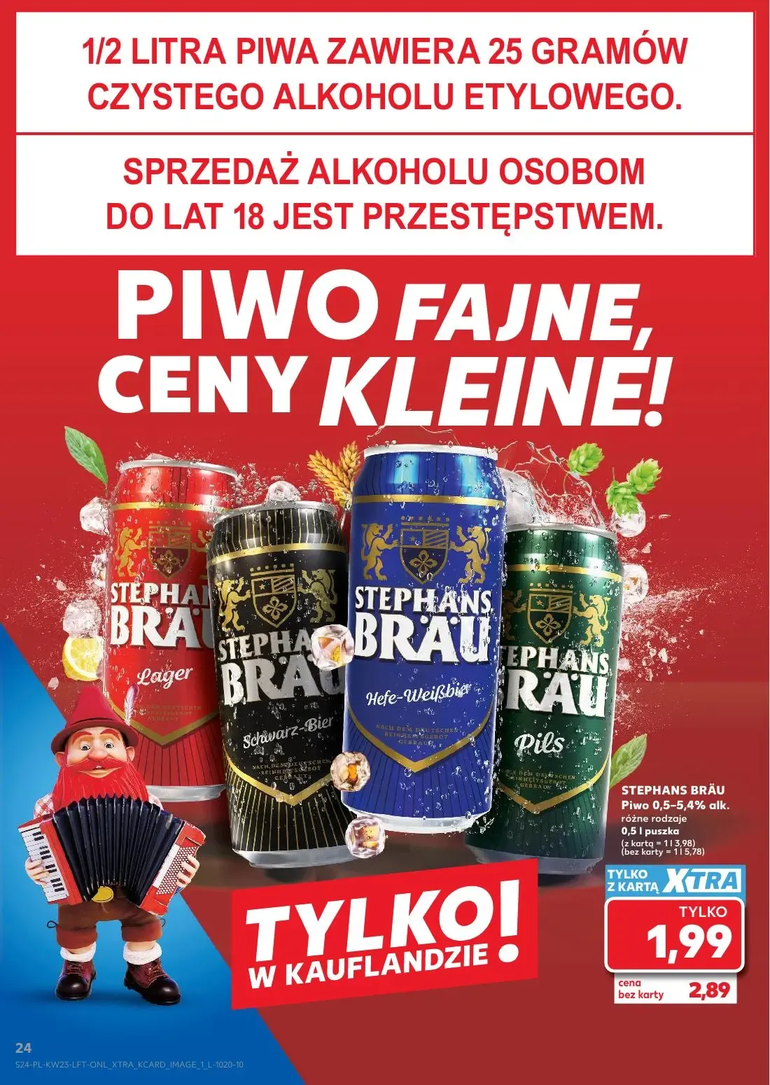 Kaufland gazetka, strona 24 z 74 — STEPHANS BRAU Piwo