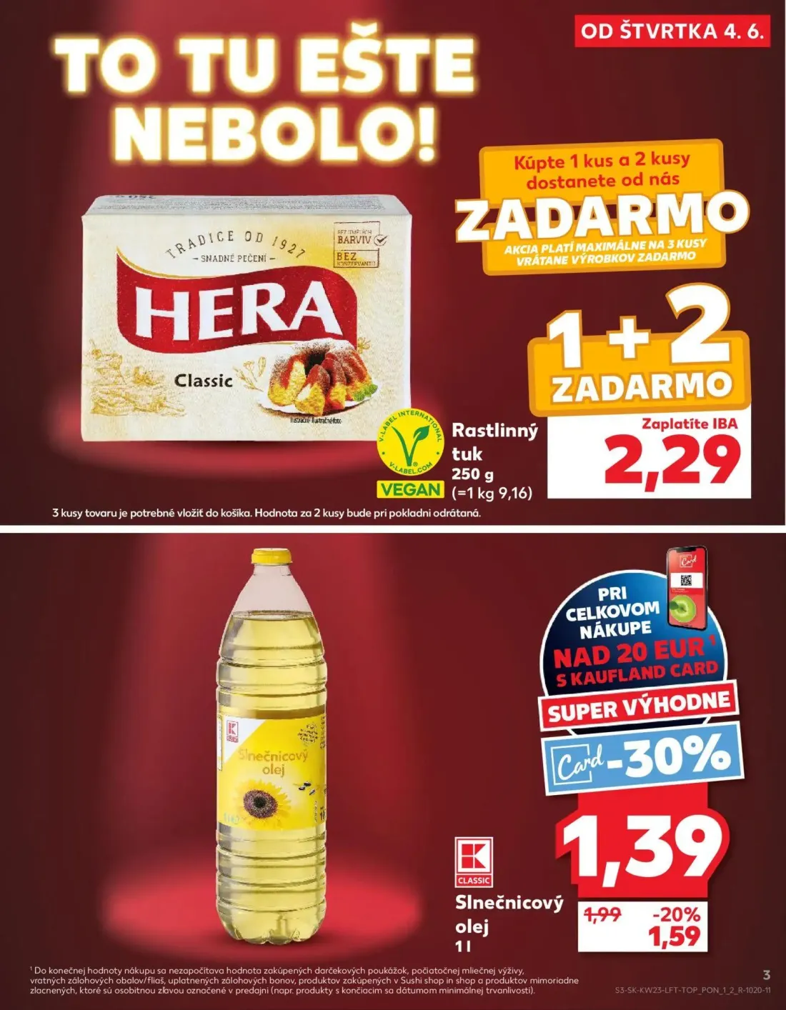 Kaufland leták, strana 3 z 76 — Slnečnicový olej