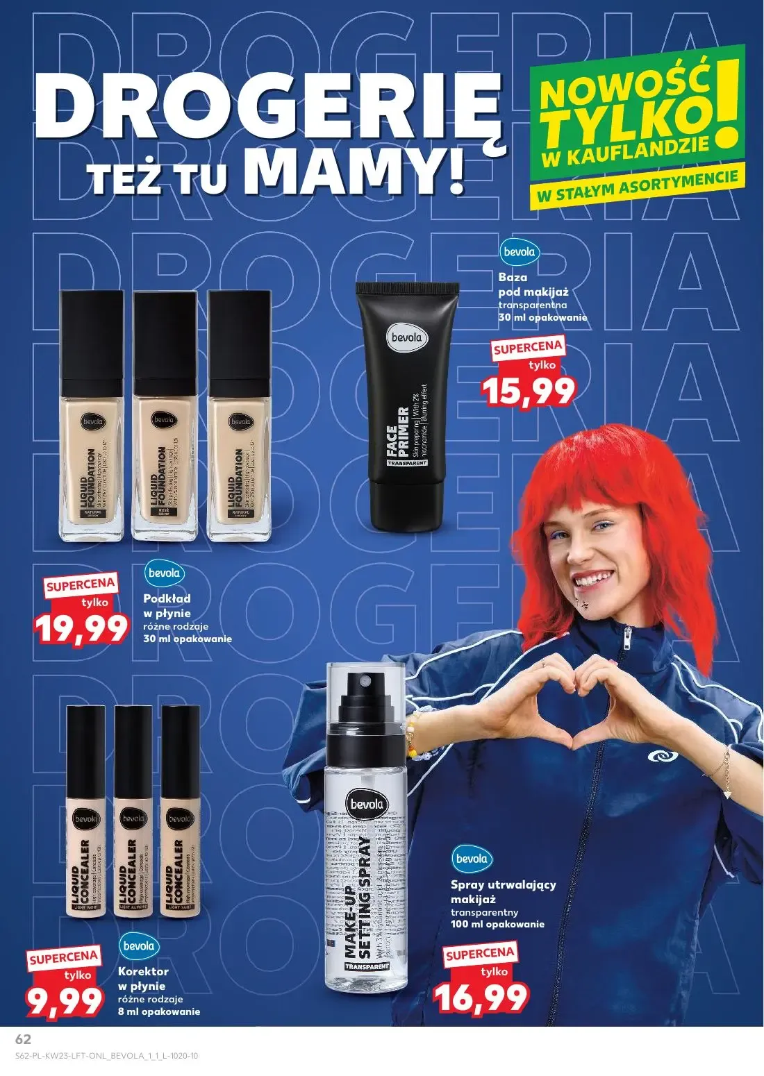 Kaufland gazetka, strona 62 z 74 — Baza pod makijaż, Podkład w płynie, Korektor w płynie