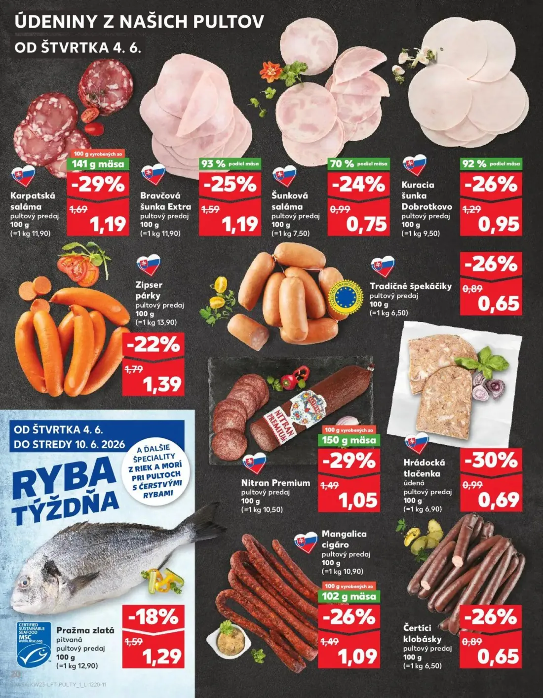 Kaufland leták, strana 20 z 76 — Pražma zlatá pitvaná