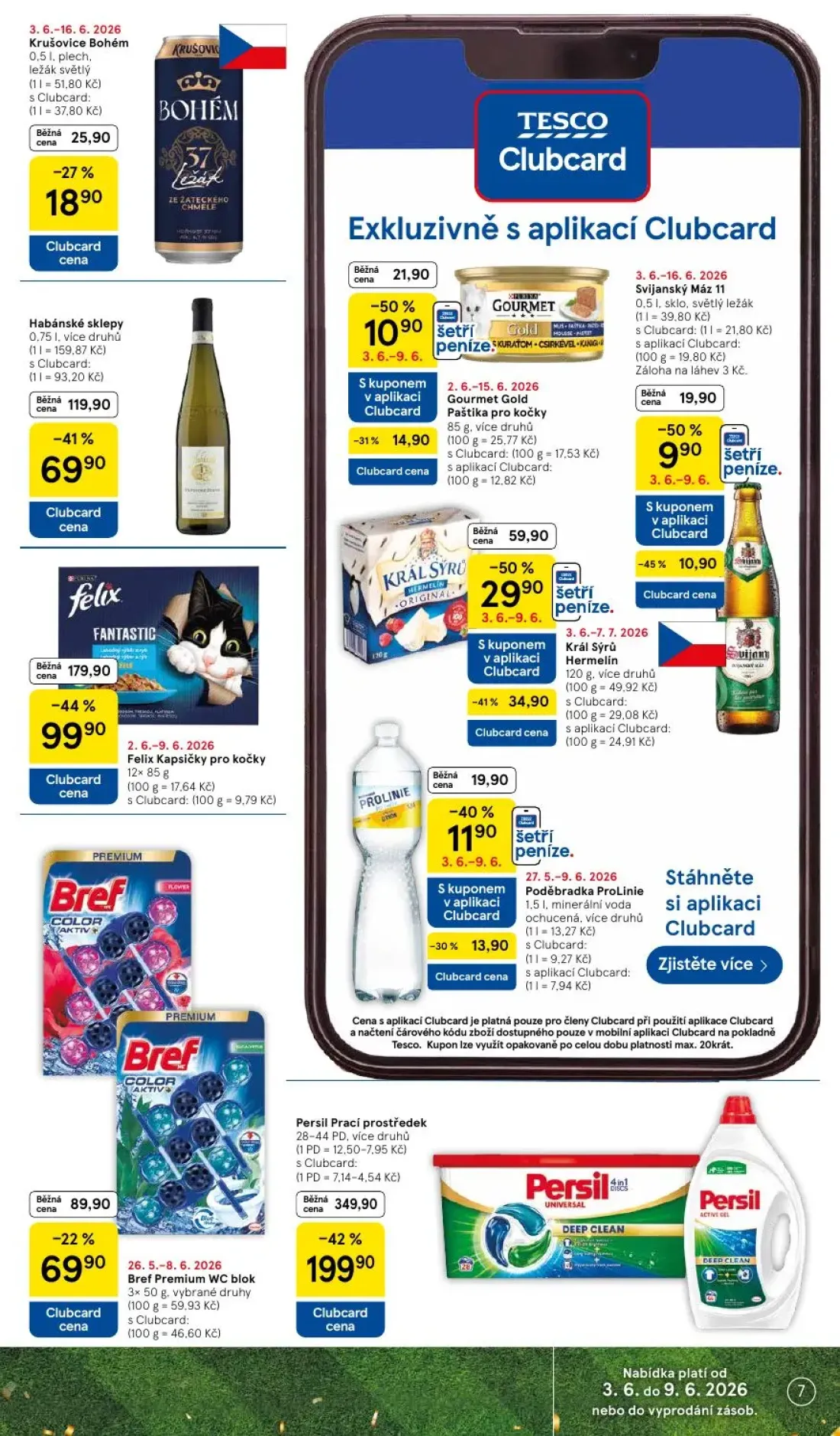 Tesco Supermarket leták, strana 7 z 10 — Svijanský Máz 11, Krušovice Bohém